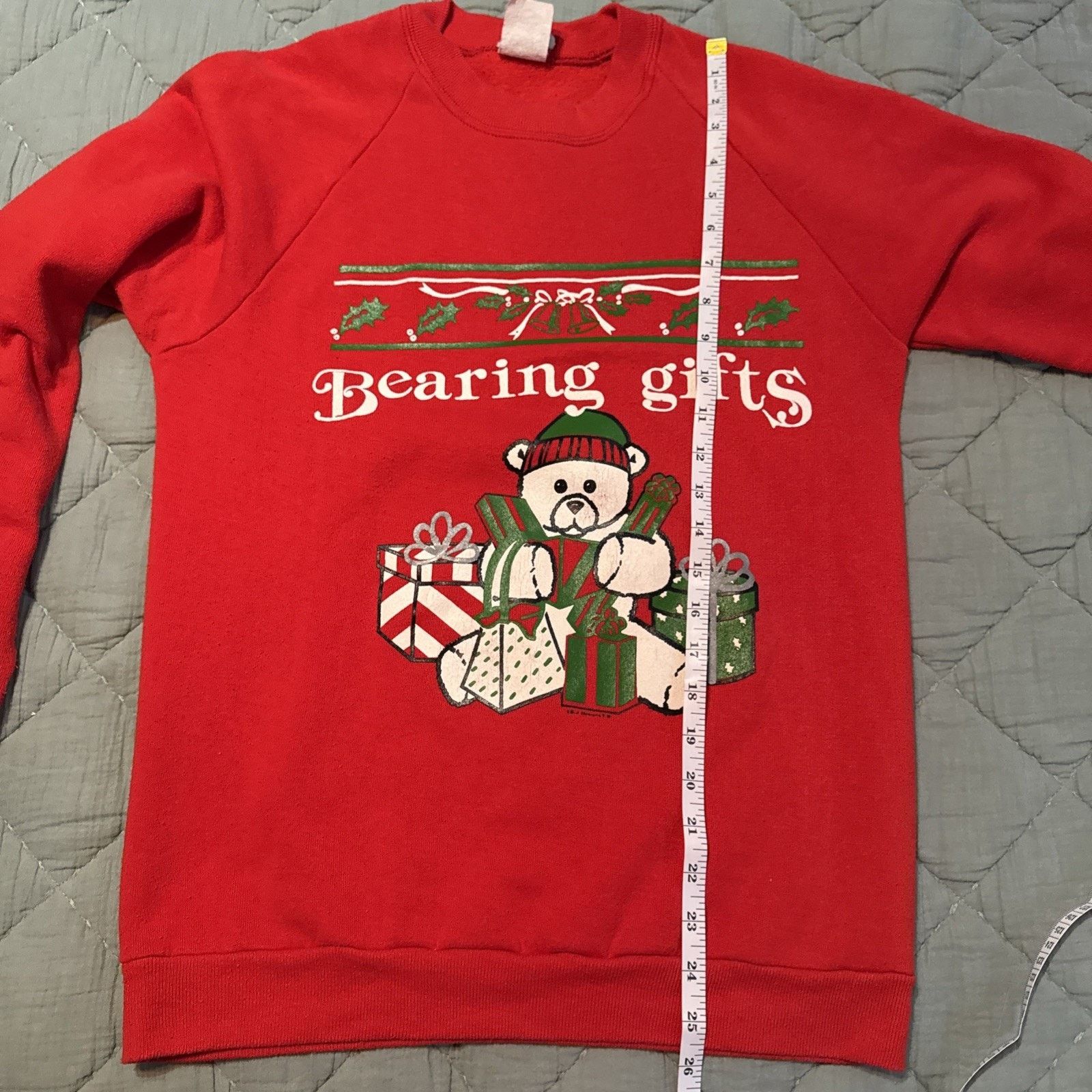 Other 80’s Grandma Christmas Bear Sweatshirt Size M Made In USA- Size M / US 6-8 / IT 42-44 - 8 Thumbnail