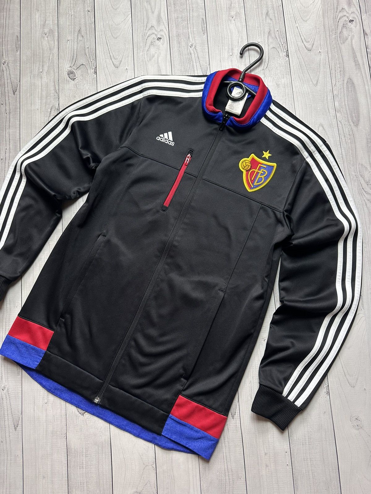 Adidas × Vintage Vintage Adidas Basel soccer track jacket size S Size US S / EU 44-46 / 1 - 2 Thumbnail
