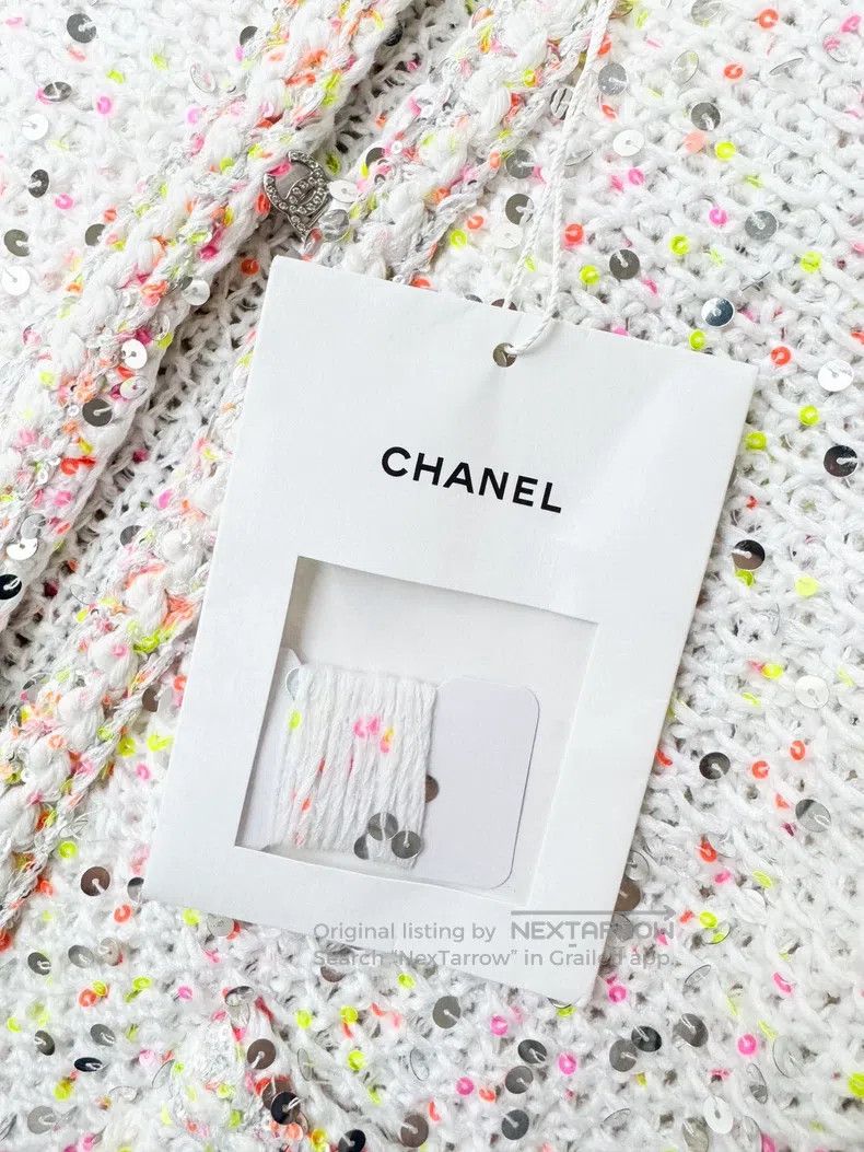Chanel Chanel 24P Spring and Summer Preview White Colour Sequin E Size XS / US 0-2 / IT 36-38 - 5 Thumbnail
