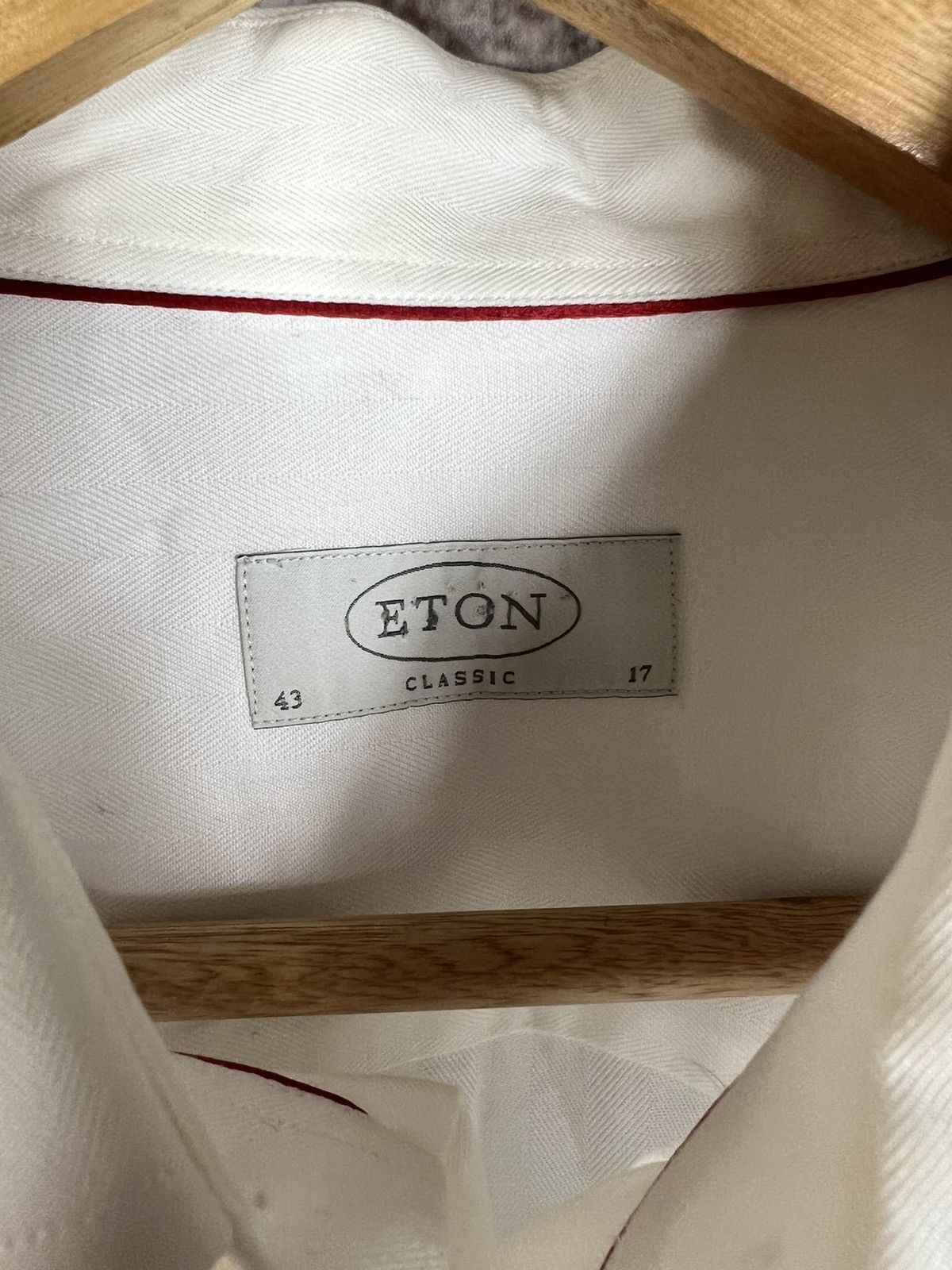 Eton Eton Classic White Shirt Button Up Size US XL / EU 56 / 4 - 3 Thumbnail