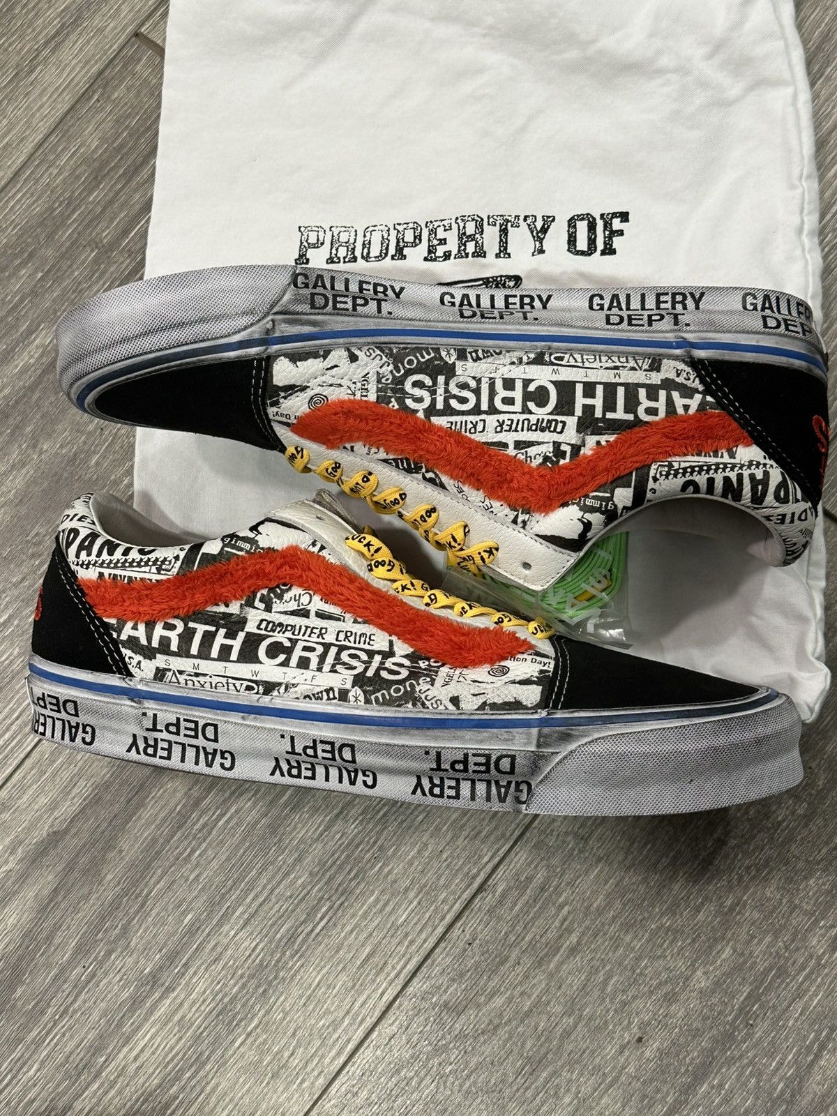 Gallery Dept. × Vans Gallery Dept Vans Old Skool Sz 12 Size US 12 / EU 45 - 1 Thumbnail
