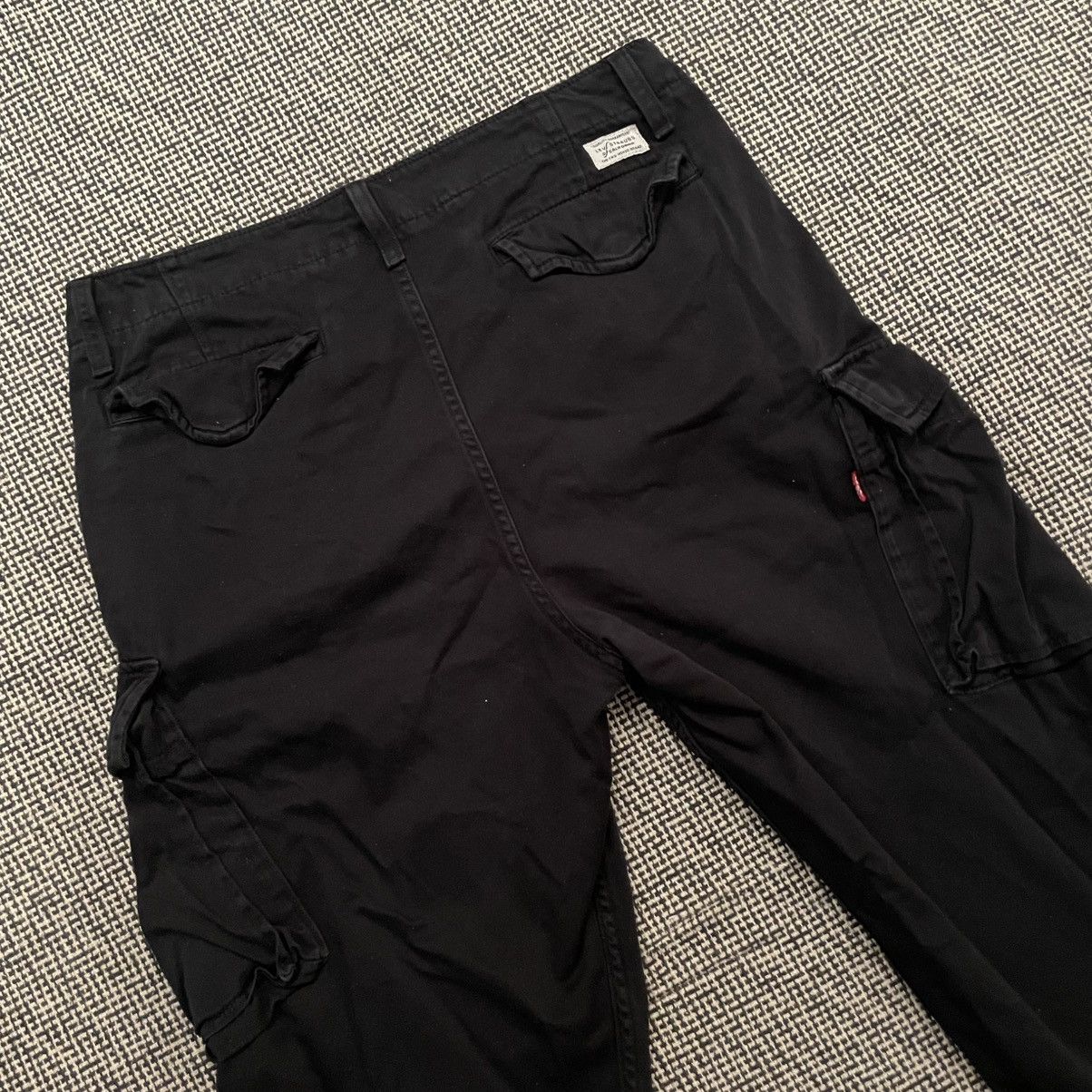 Levi's Levi’s Black XX Streetwear Utility Cargo Pants 31x32 Size US 31 - 4 Thumbnail