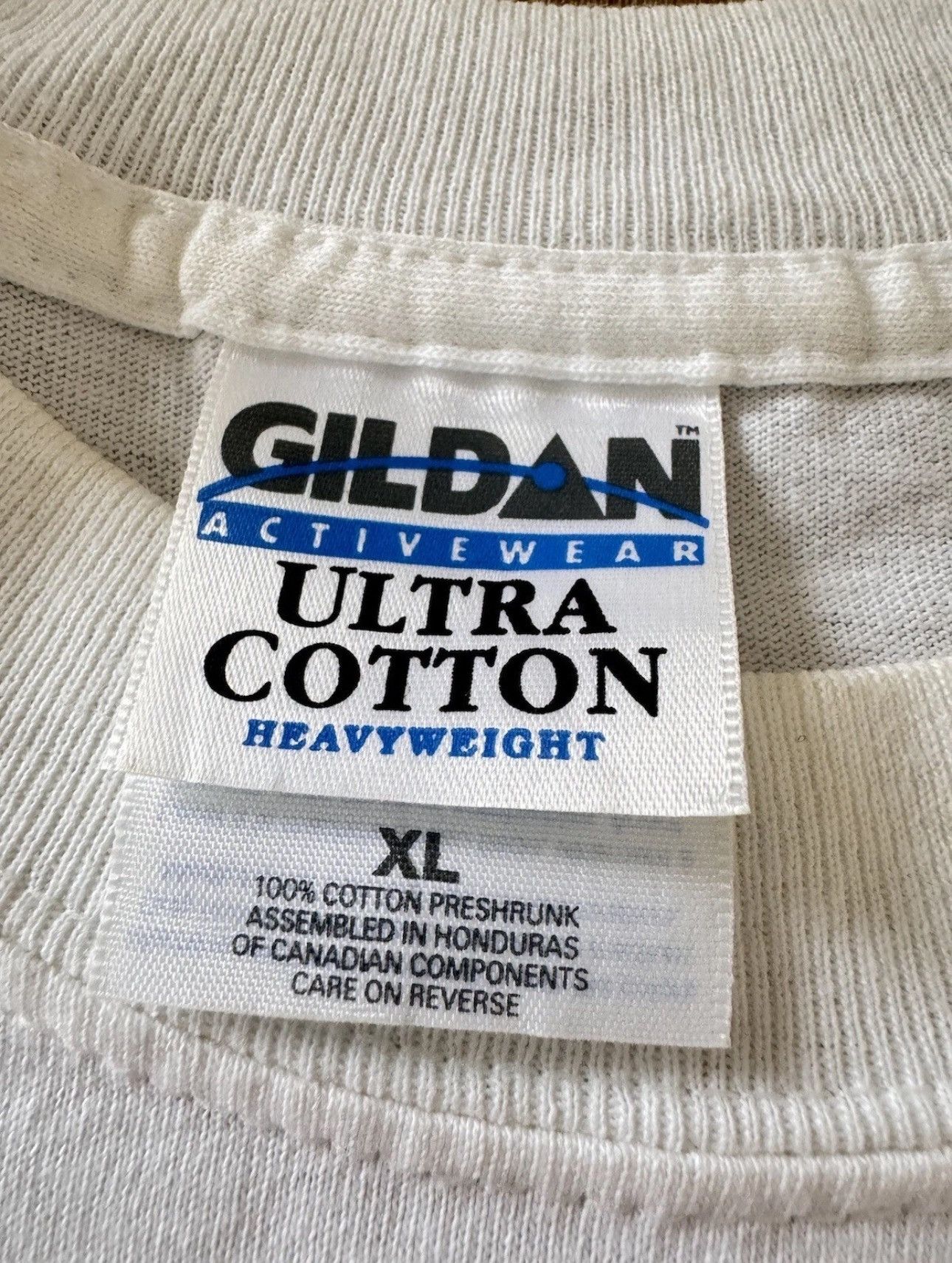 Vintage Vintage Trident T Shirt 90s White Size XL Size US XL / EU 56 / 4 - 2 Thumbnail