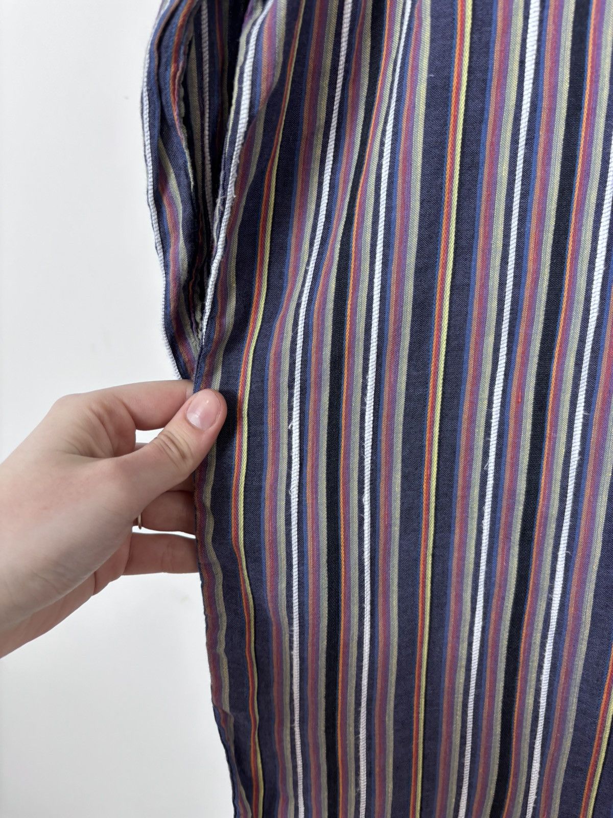 Missoni Vintage Missoni Sport Striped Linen Cotton Button Up Shirt Size US M / EU 48-50 / 2 - 21 Thumbnail