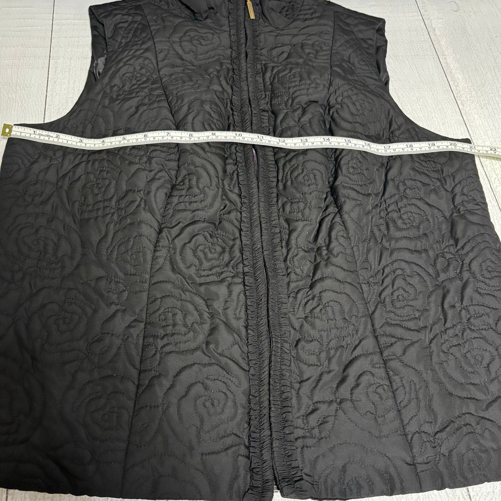 Other Charter Club Woman Black Quilted Vest Size 1X Size XL / US 12-14 / IT 48-50 - 7 Thumbnail