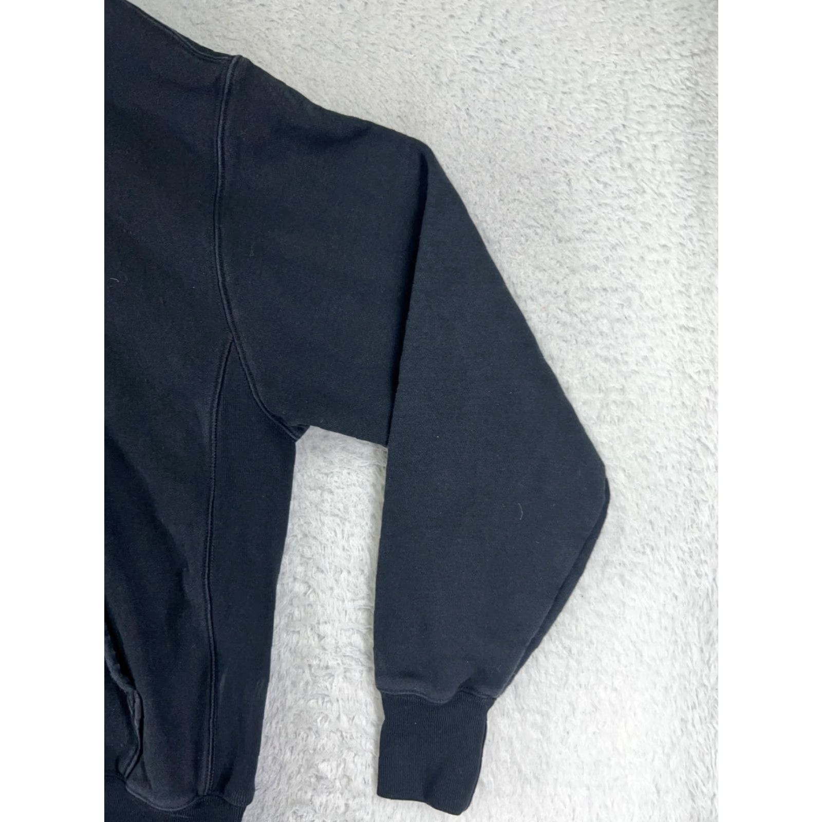 Champion Champion Hoodie Mens Large Black Pullover Zip? Pockets Reverse Weave Size US L / EU 52-54 / 3 - 2 Thumbnail