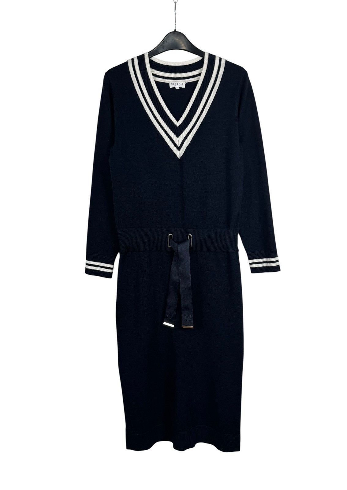Other Claudie Pierlot Viscose Knit V-Neck Dress Drawsting size 1 Size S / US 4 / IT 40 - 9 Thumbnail