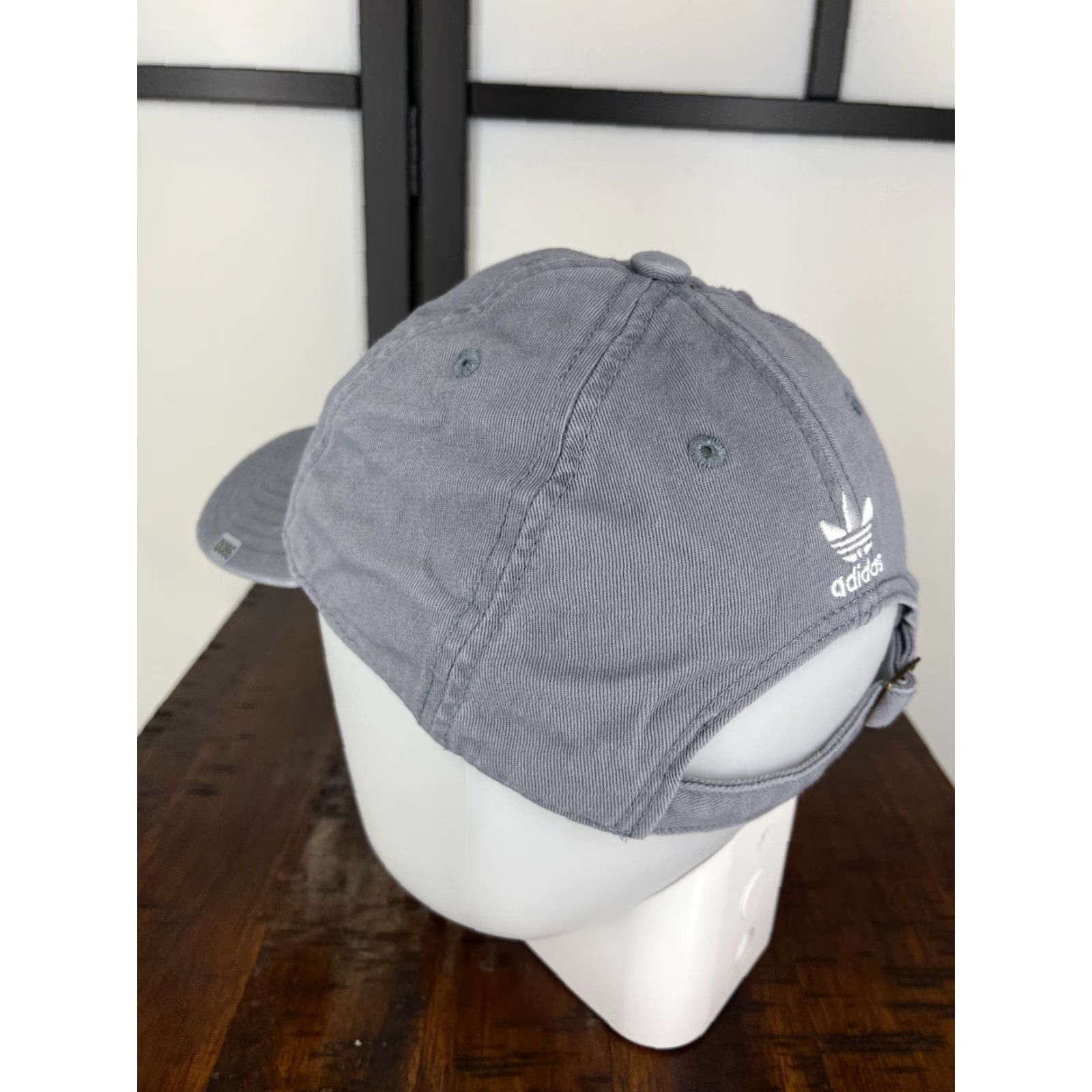 Adidas Adidas Hat Cap Strap Back Womens One Size Gray Embroidered Cotton Golf Golfer Baseball Cap Shirt Outdoor Sports Adjustable Lightweight Vintage: No Size ONE SIZE - 5 Thumbnail