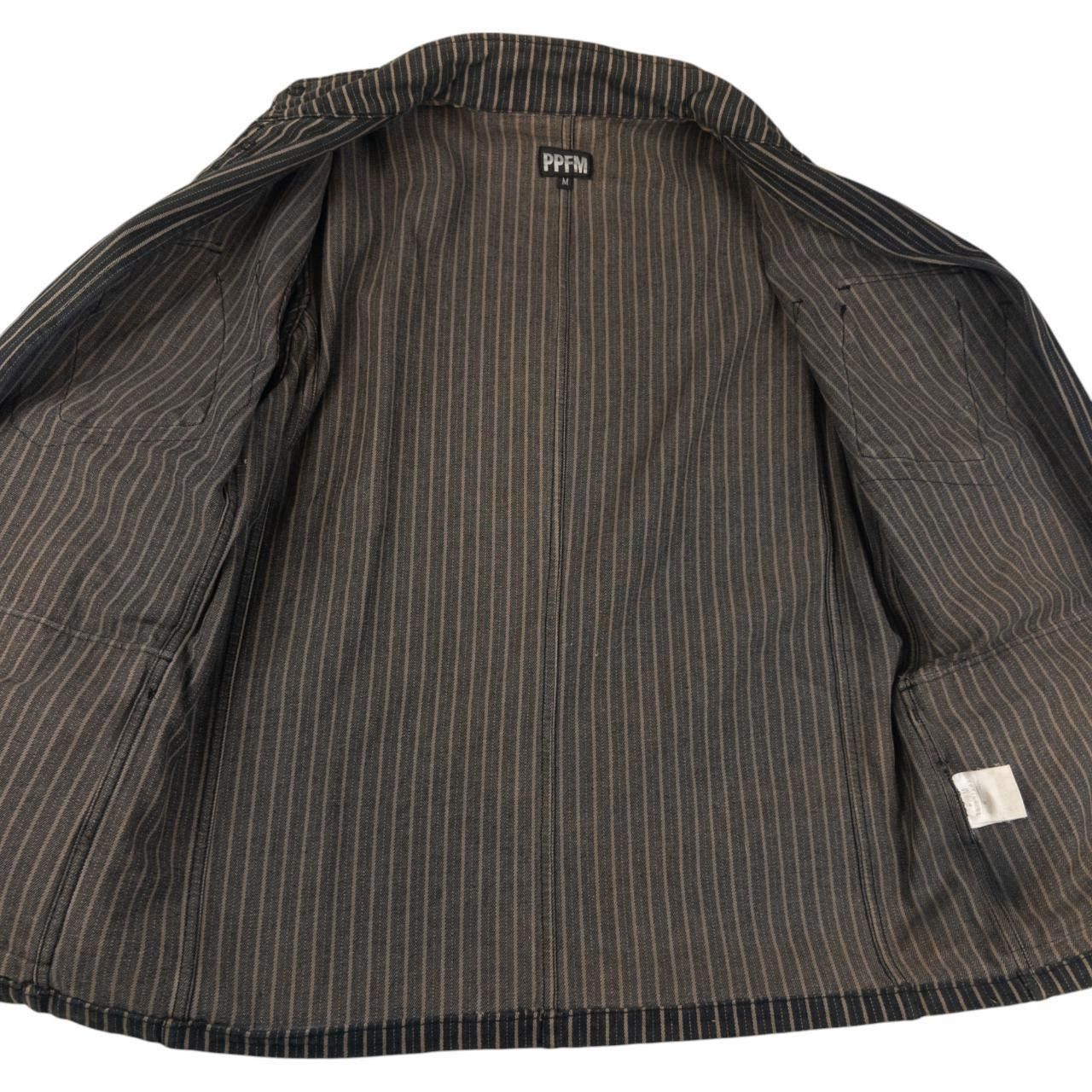 Designer Vintage PPFM Striped Multi Pocket Jacket Size M Size US M / EU 48-50 / 2 - 4 Thumbnail