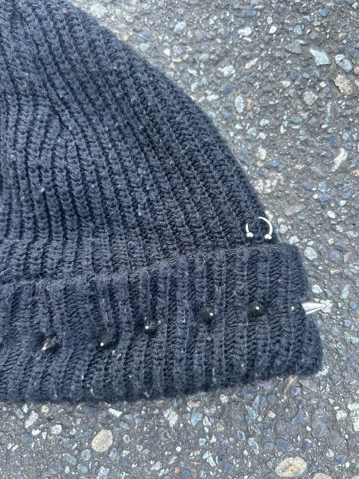 Designer NovocentoNovantanove “Pierced” beanie Size ONE SIZE - 4 Thumbnail