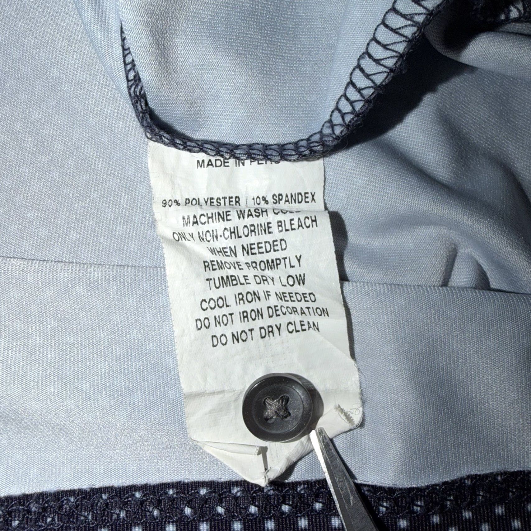 Vintage Greyson Polo Shirt Blue White Dots Mens Medium R.R.C Golf Wolf Logo Size US M / EU 48-50 / 2 - 6 Thumbnail