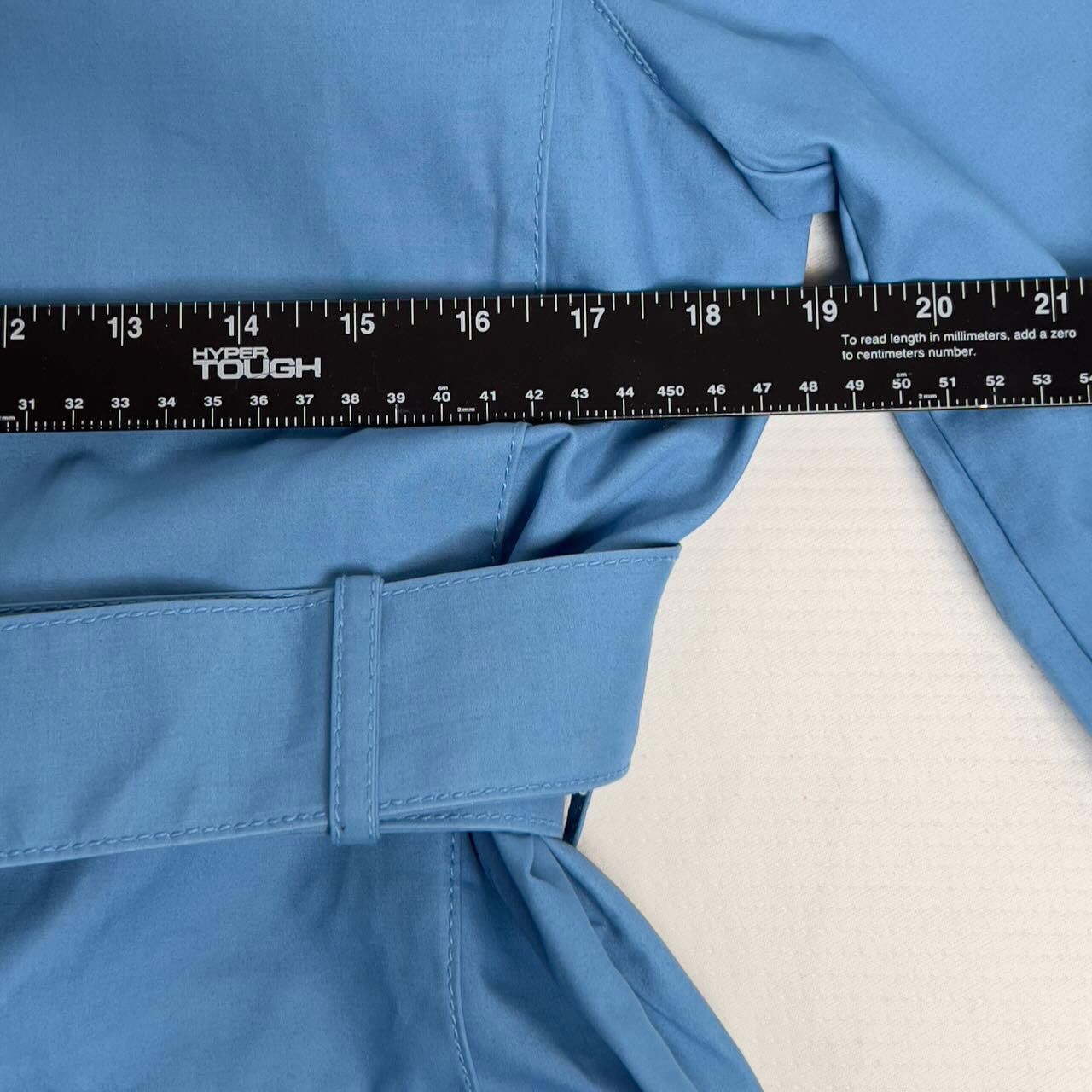 Gap NWOT Vintage 2006 GAP Blue Green Trench Coat w/ Belt M Size M / US 6-8 / IT 42-44 - 8 Thumbnail