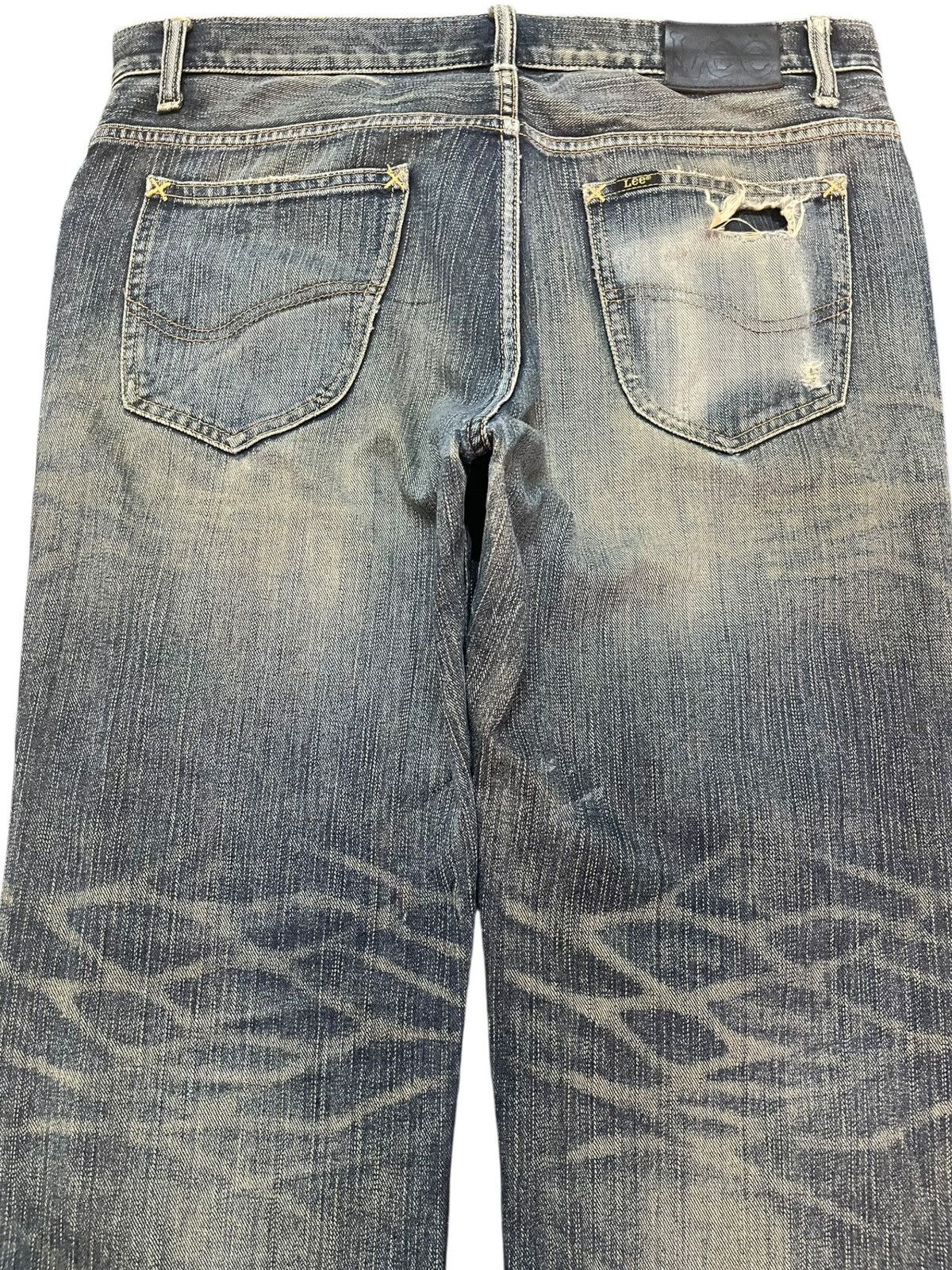 Lee Vintage Lee Riders MR Mudwash Distressed Denim Size US 35 - 6 Thumbnail