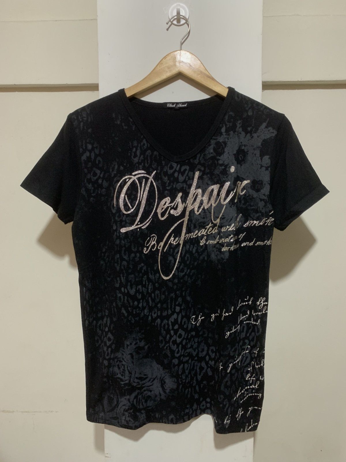 Japanese Brand Japanese Clash A Head Leopard Saint Laurent Style Tee Shirt Size US L / EU 52-54 / 3 - 1 Thumbnail