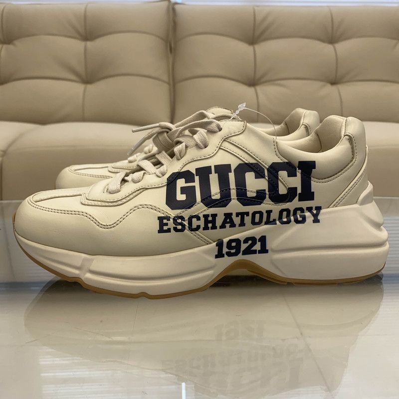 Gucci Gucci Rhyton 25 Leather Dad Sneakers for Men - Size US 8.5 / EU 41-42 - 1 Thumbnail