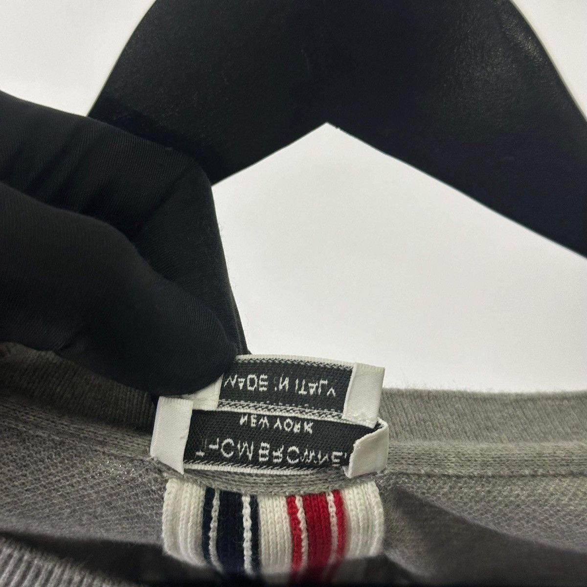 Thom Browne THOM BROWNE BACK STRIPED LONGSLEVE Size US L / EU 52-54 / 3 - 4 Thumbnail