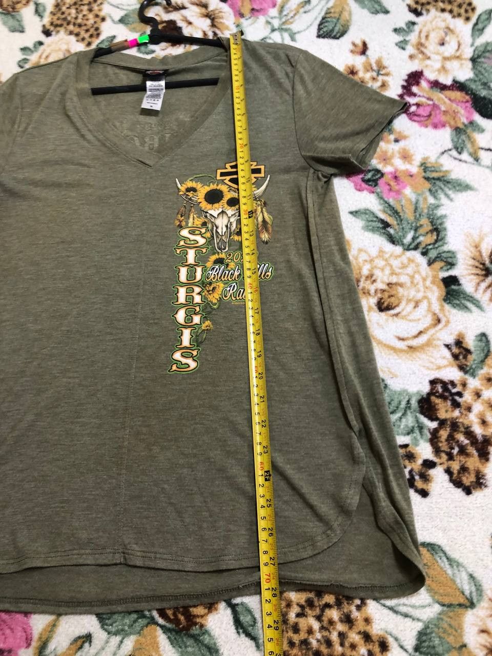 Harley Davidson Harley Davidson Shirt Womens Green Tee Biker Moto Size M / US 6-8 / IT 42-44 - 10 Thumbnail