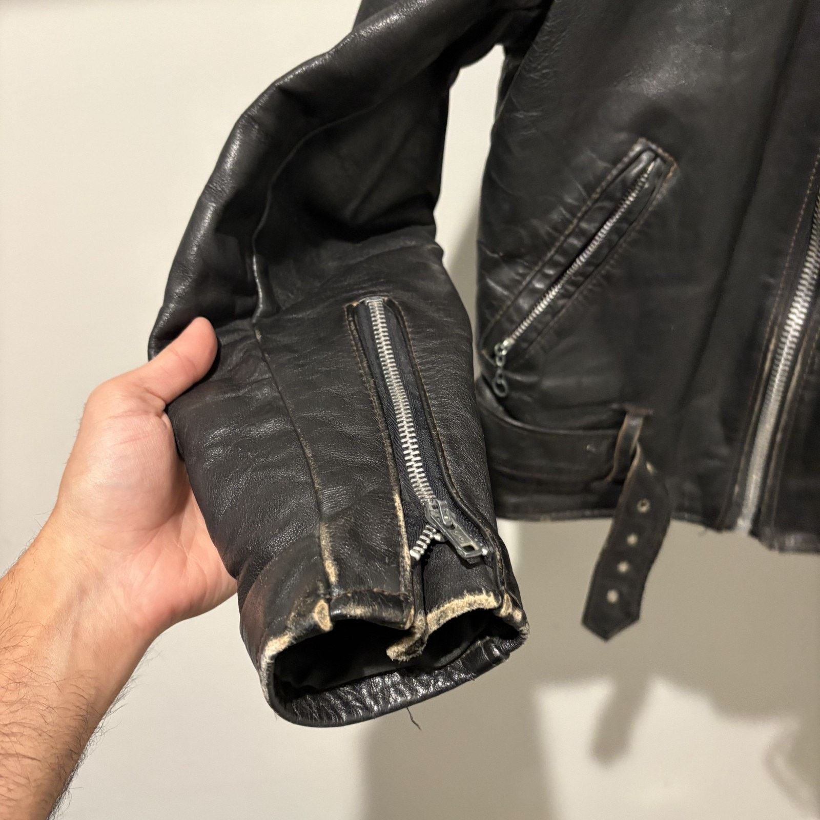 Schott × Vintage Vintage Schott Perfecto 618 Steer Hide Leather Jacket 40 Size US M / EU 48-50 / 2 - 12 Thumbnail
