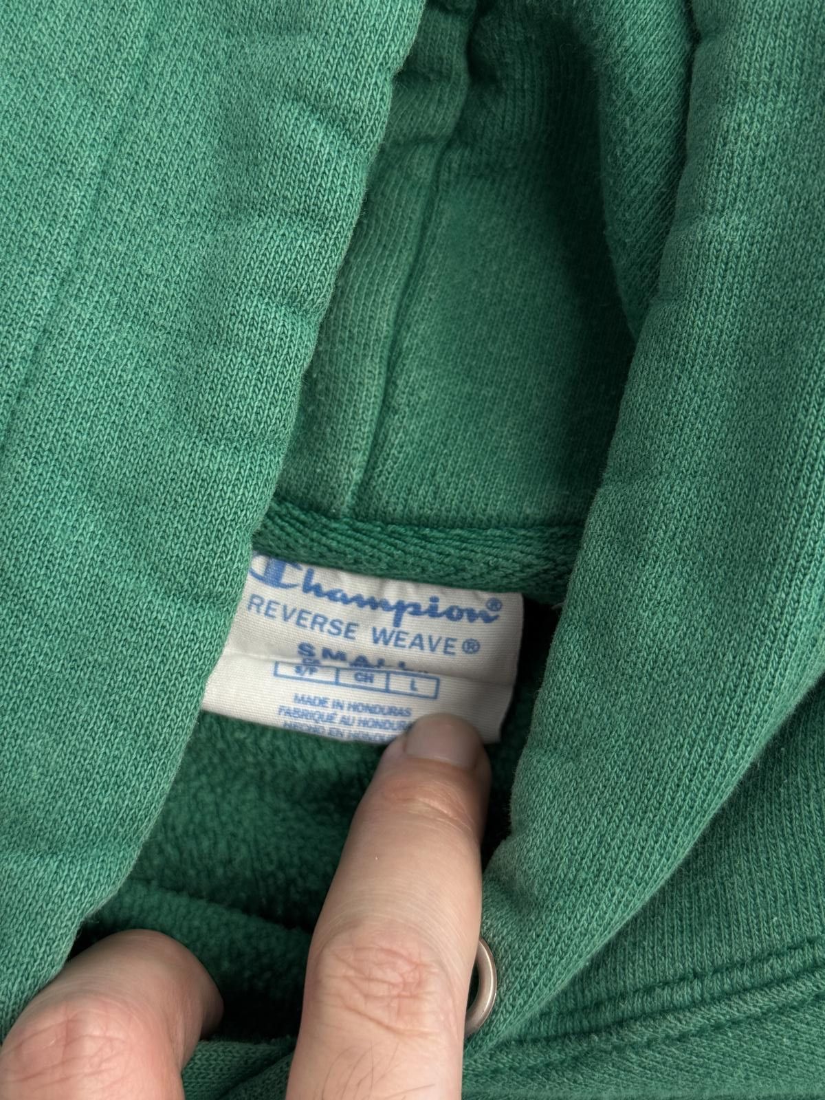 Champion VTG Champion Hoodie Green Reverse Weave S Size US S / EU 44-46 / 1 - 2 Thumbnail