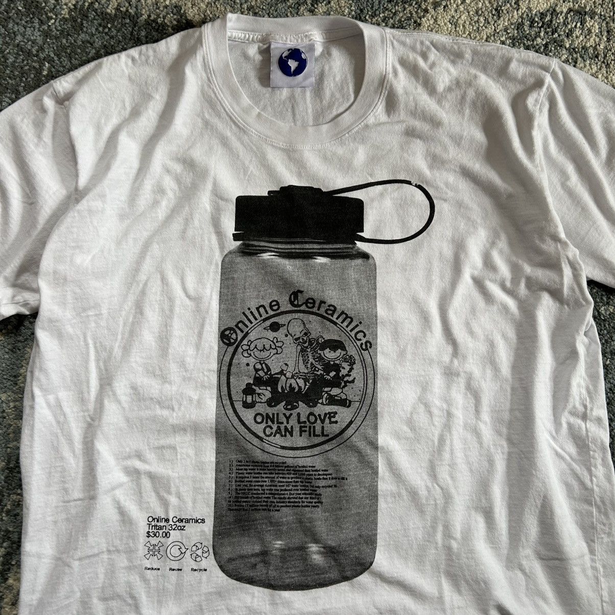 Online Ceramics Nalgene® ONLY LOVE CAN FiLL water bottle tee Made in USA Size US XL / EU 56 / 4 - 10 Thumbnail