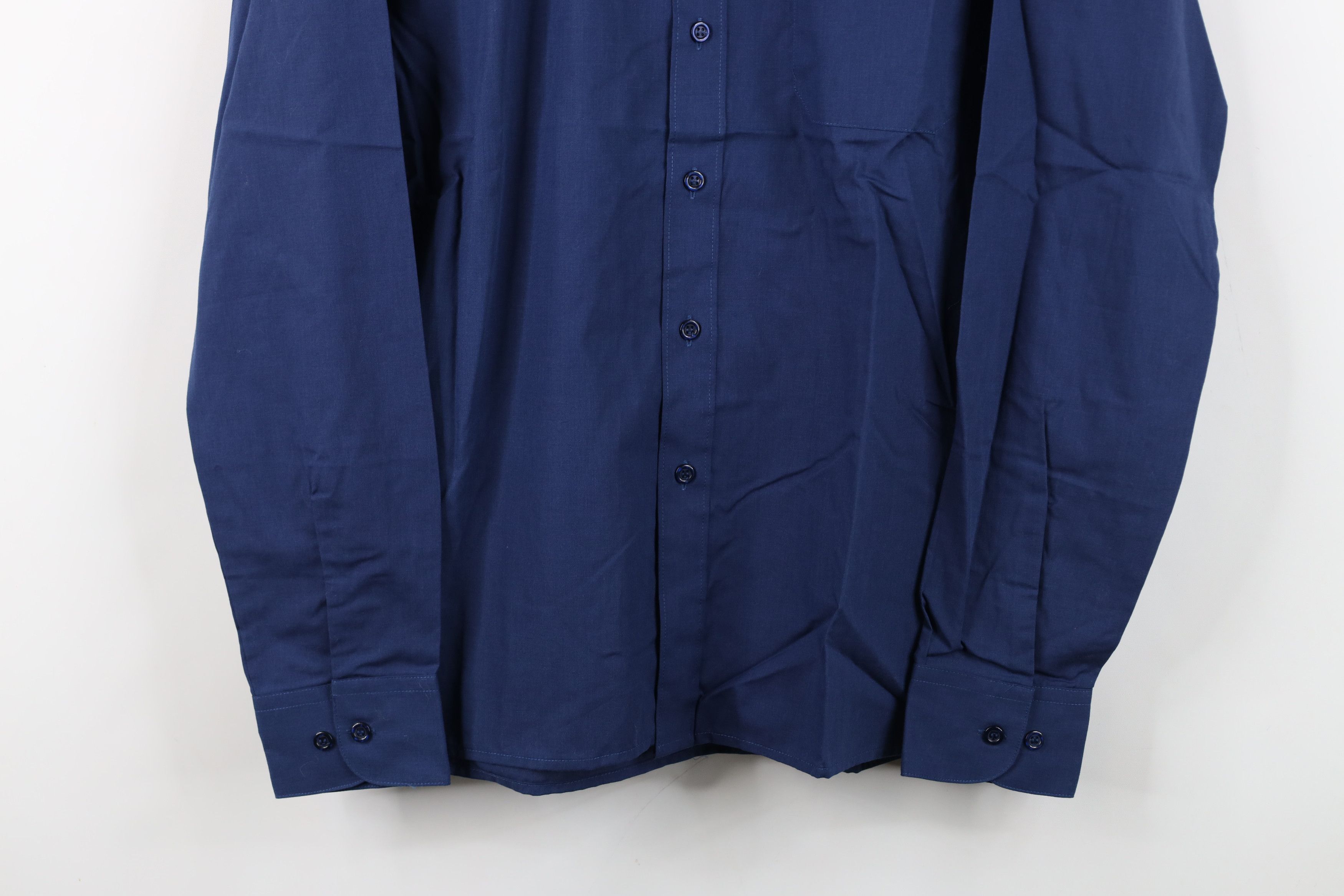 Vintage Deadstock Vintage 80s 90s Streetwear Button Shirt Blue Size US M / EU 48-50 / 2 - 3 Thumbnail