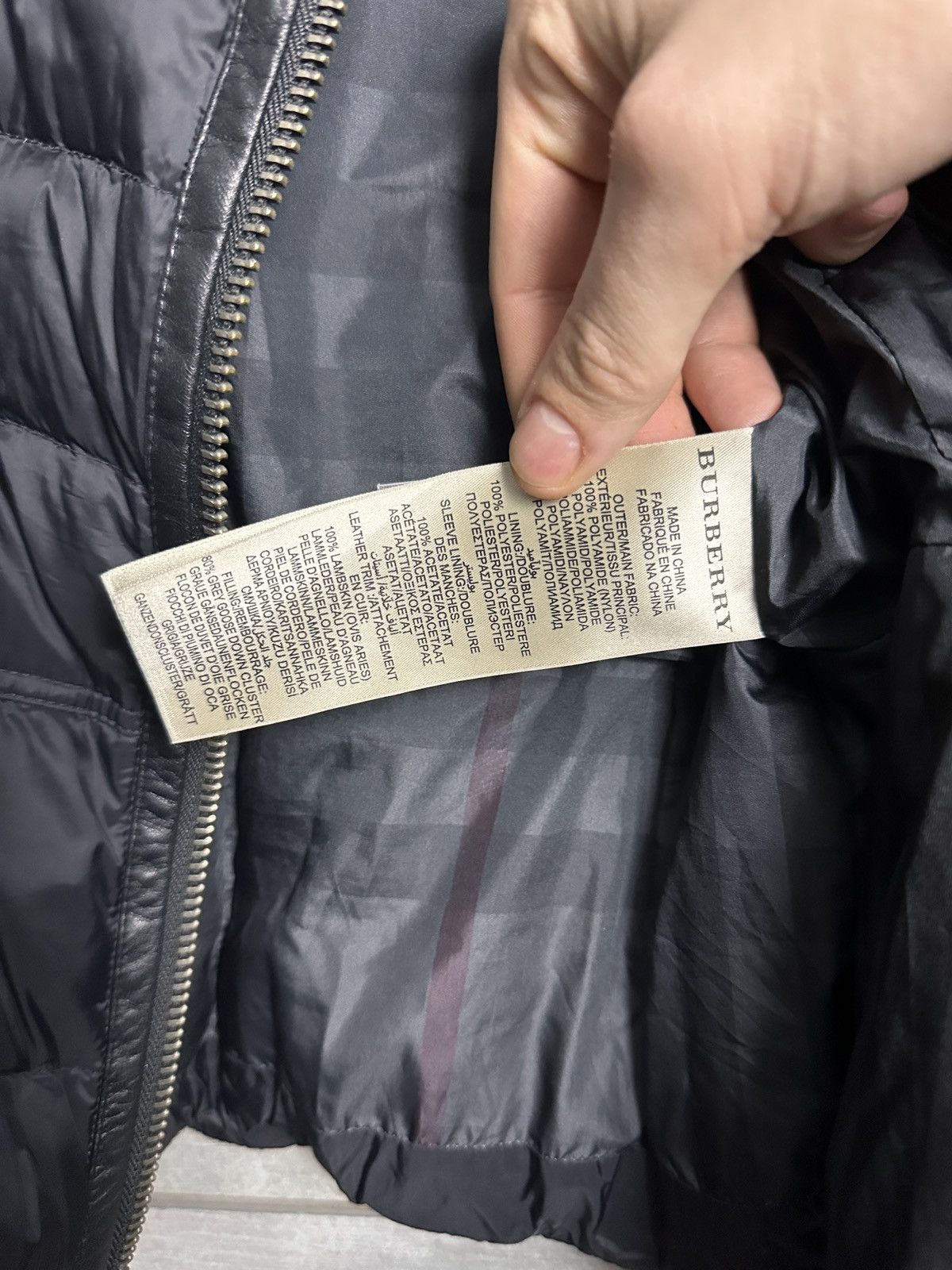 Burberry Burberry Brit Cropped Bomber Jacket Size L / US 10 / IT 46 - 8 Thumbnail