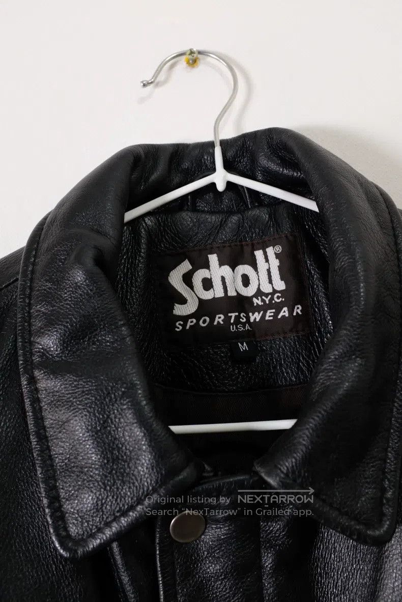 Schott Schott Genuine leather flight jacket Size US M / EU 48-50 / 2 - 6 Thumbnail