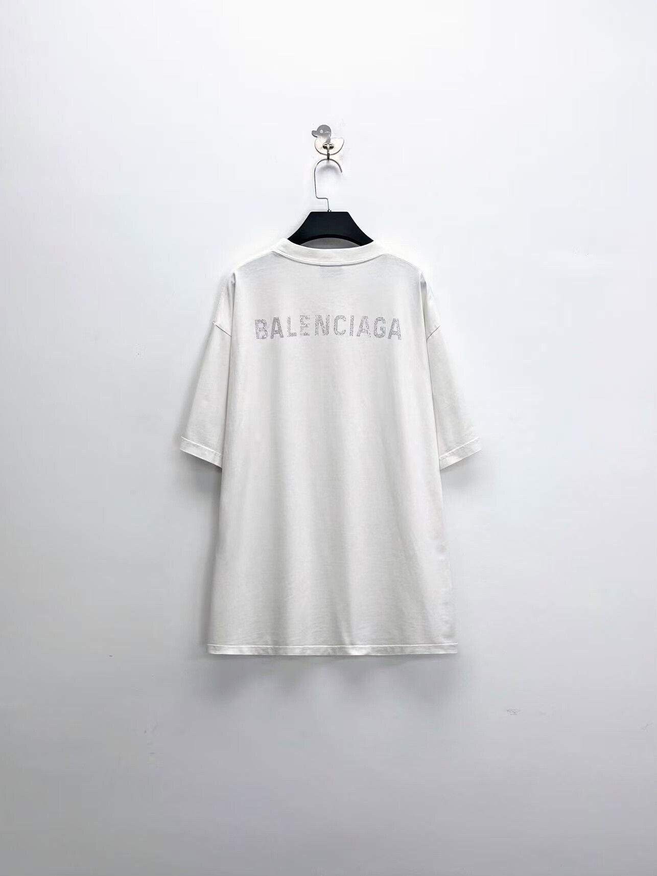 Balenciaga balenciaga ss23 white short sleeve t-shirt Size US XS / EU 42 / 0 - 1 Thumbnail