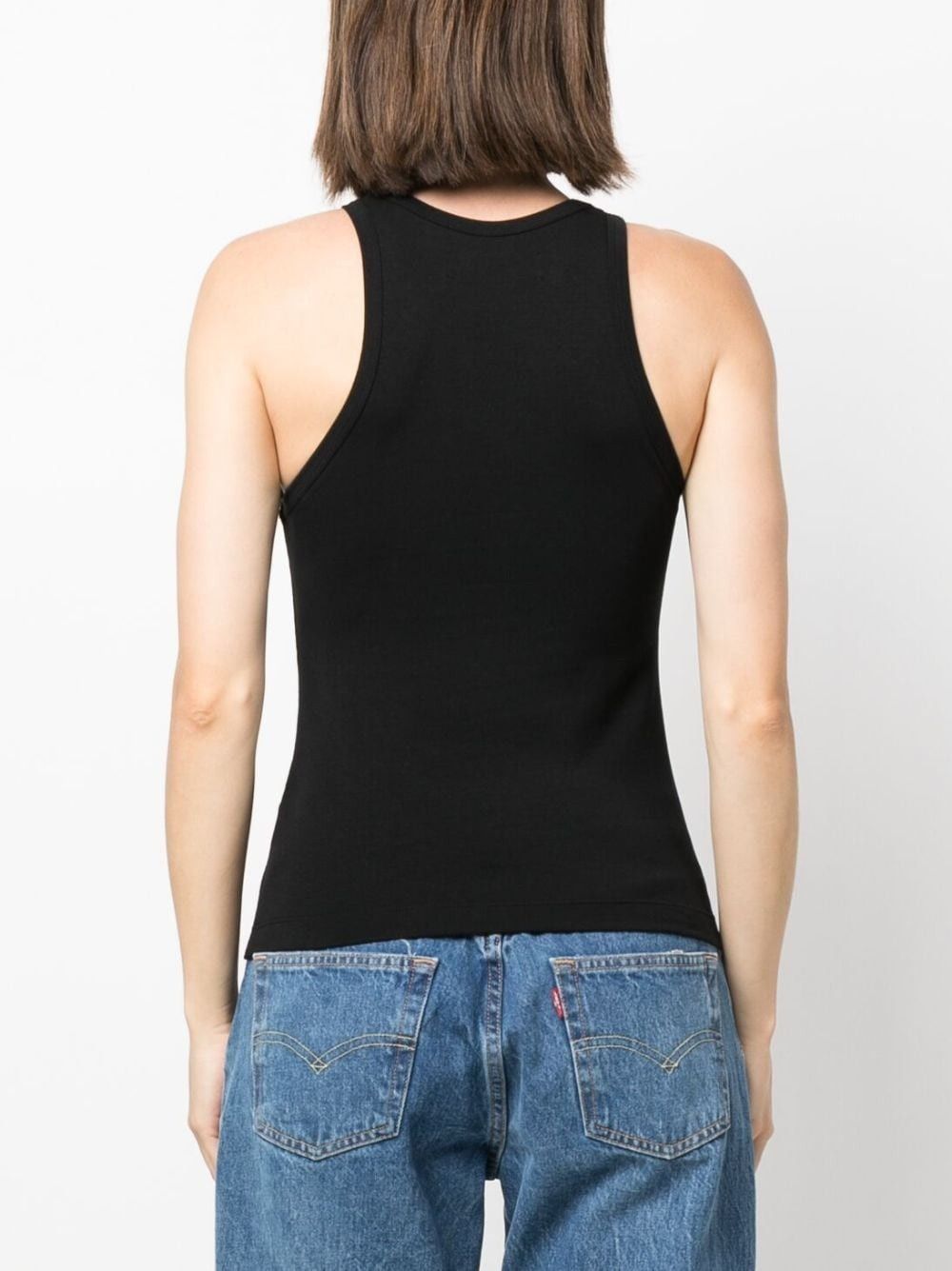 Amiri o1orln1025 Arts District Logo-Print Tank Top in Black Size S / US 4 / IT 40 - 3 Thumbnail
