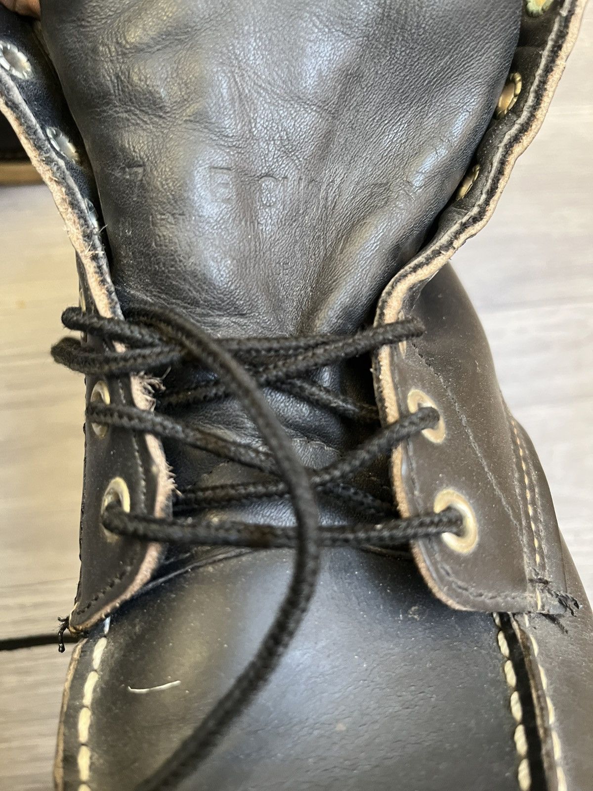 Engineered Garments × Red Wing Redwing x Irish setter black leather moc-toe boots, Nigo sz Size US 7 / EU 40 - 12 Thumbnail