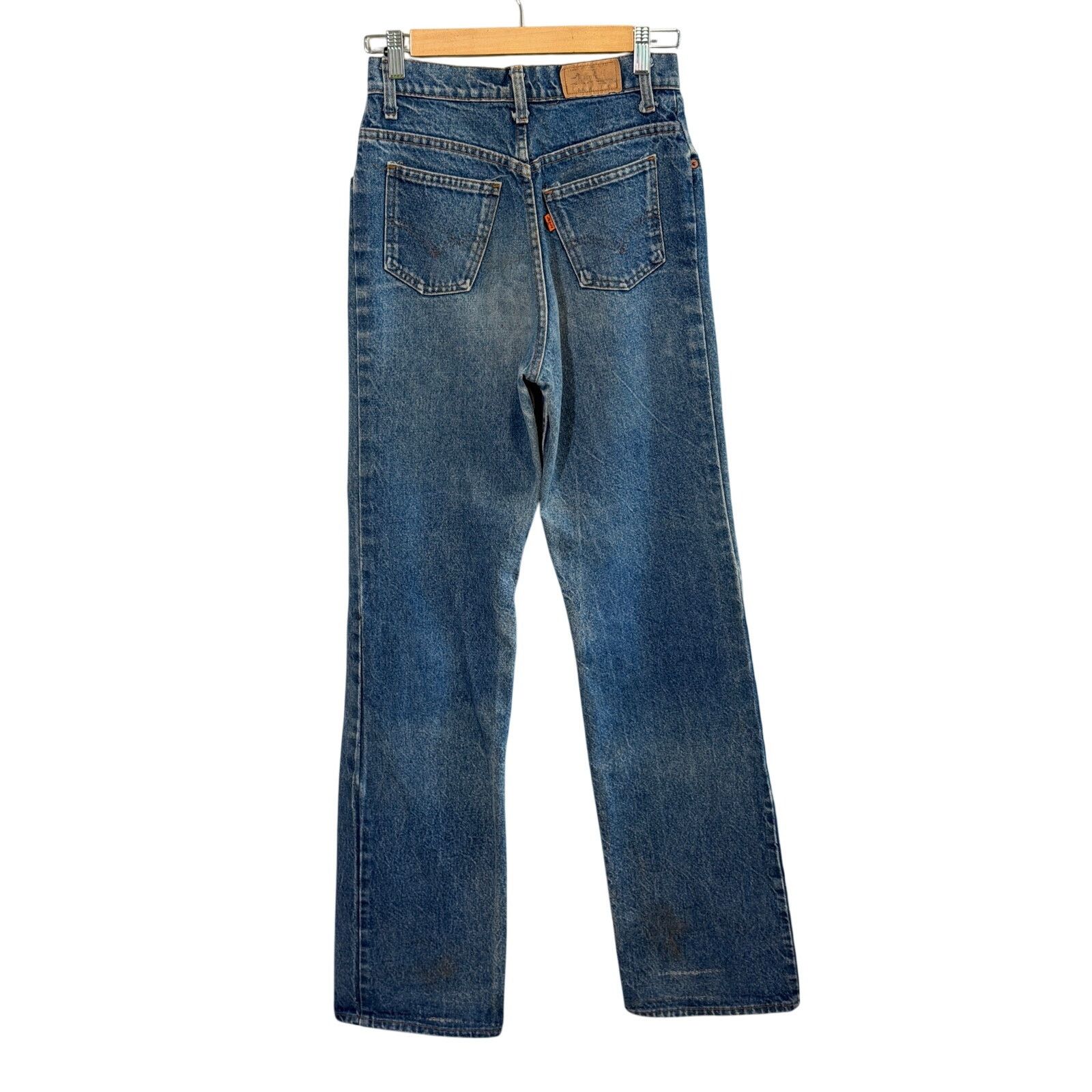 Levi's Vintage Levi’s Orange Tab Jeans USA Made Denim Faded Wash Size 27" / US 4 / IT 40 - 2 Thumbnail