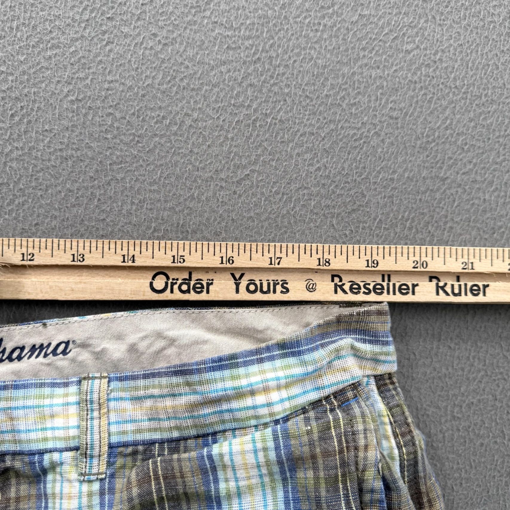 Tommy Bahama Tommy Bahama Shorts Mens 38 Brown Plaid Linen Lyocell Chino 10 Inseam Casual Size US 38 / EU 54 - 5 Thumbnail
