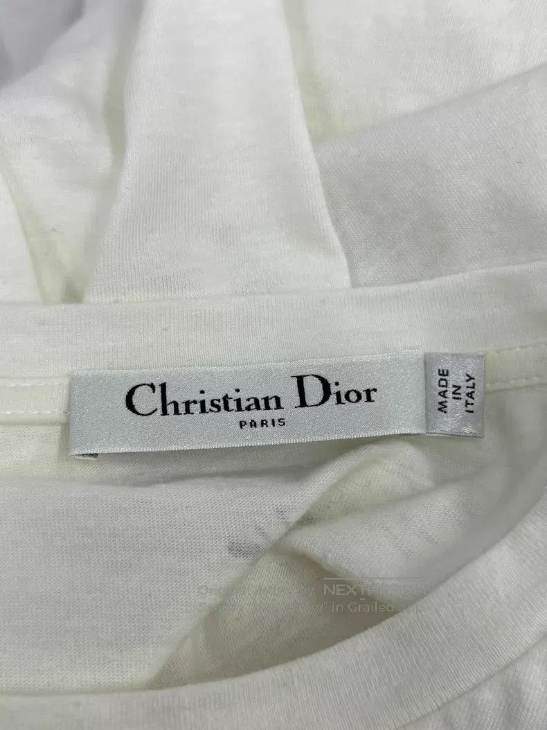 Dior Dior White portrait letter print short sleeves Size M / US 6-8 / IT 42-44 - 4 Thumbnail