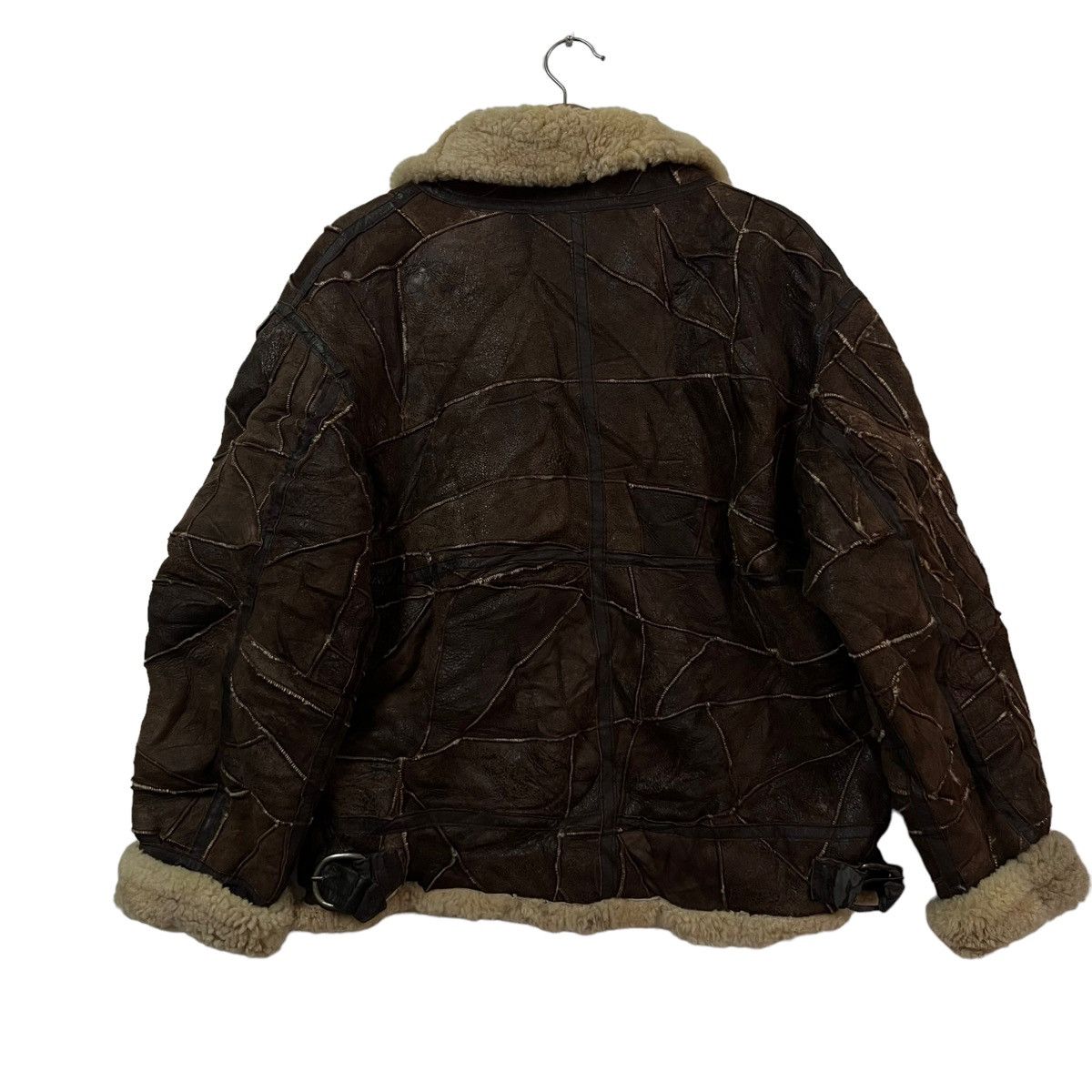 Japanese Brand 🔥VINTAGE SHEARLING B3 JACKET PATCH WORK HAI SPORTING GEAR Size US M / EU 48-50 / 2 - 5 Thumbnail