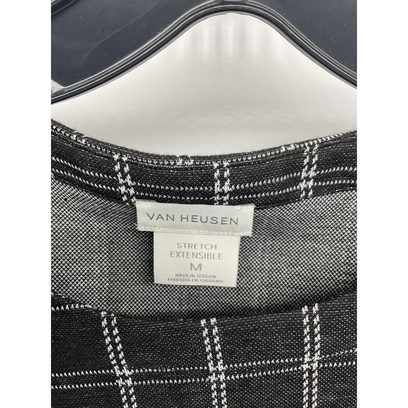 Van Heusen Van Heusen women’s short sleeve black & white - Size M Size M / US 6-8 / IT 42-44 - 3 Thumbnail
