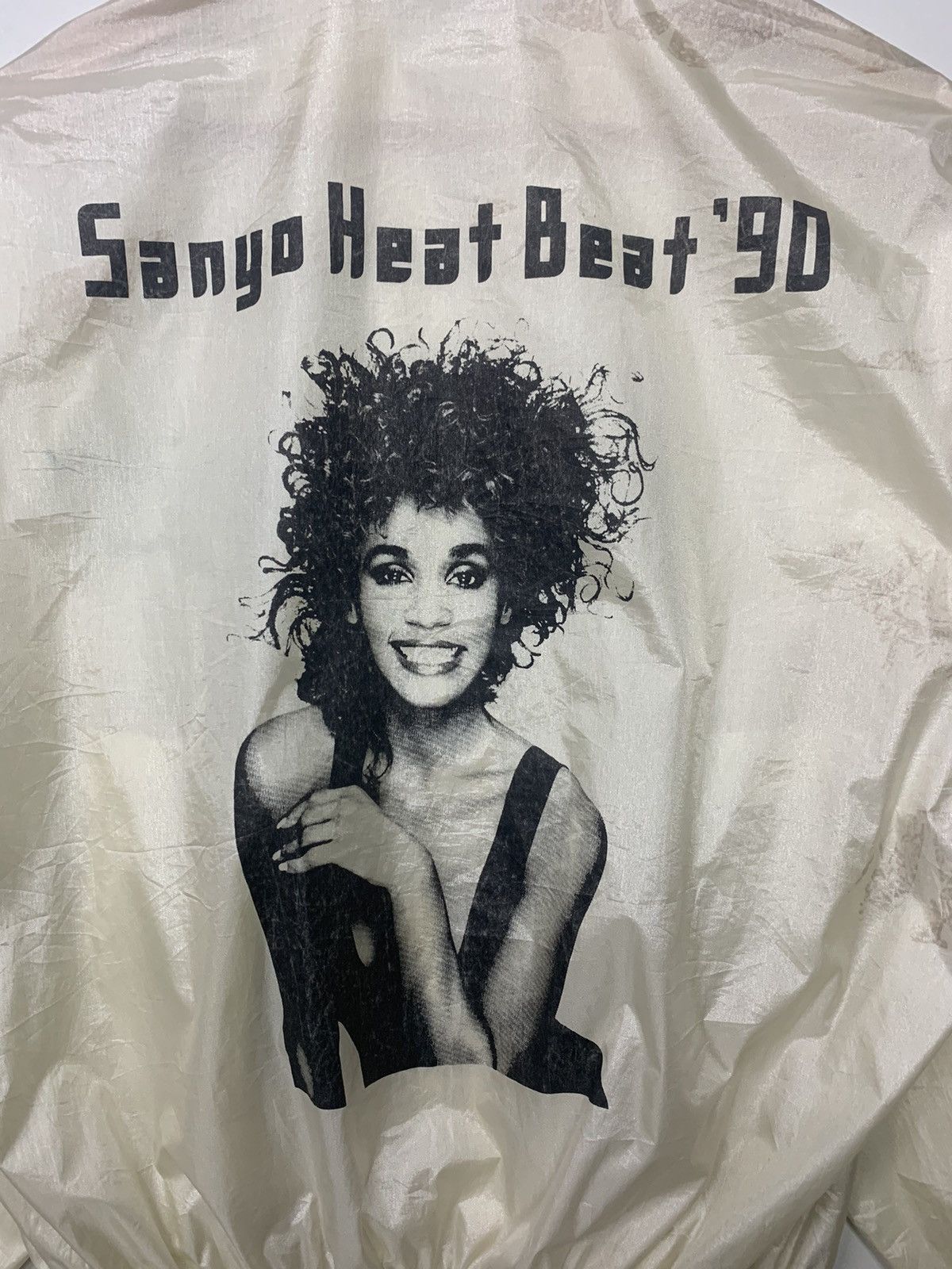 Band Tees Vintage 90's Whitney Houston Sanyo Heat Beat '90 Windbreaker Size US M / EU 48-50 / 2 - 4 Thumbnail