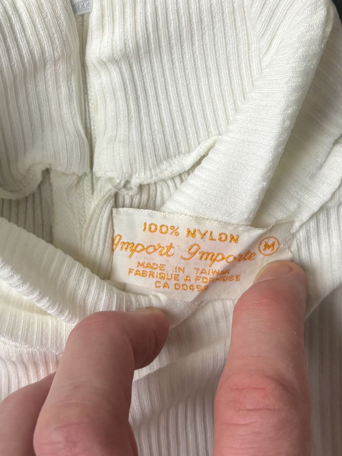 Vintage NOS 1970s Bodysuit Shortsleeve Turtleneck Jumper Vintage Nyl Size M / US 6-8 / IT 42-44 - 4 Thumbnail