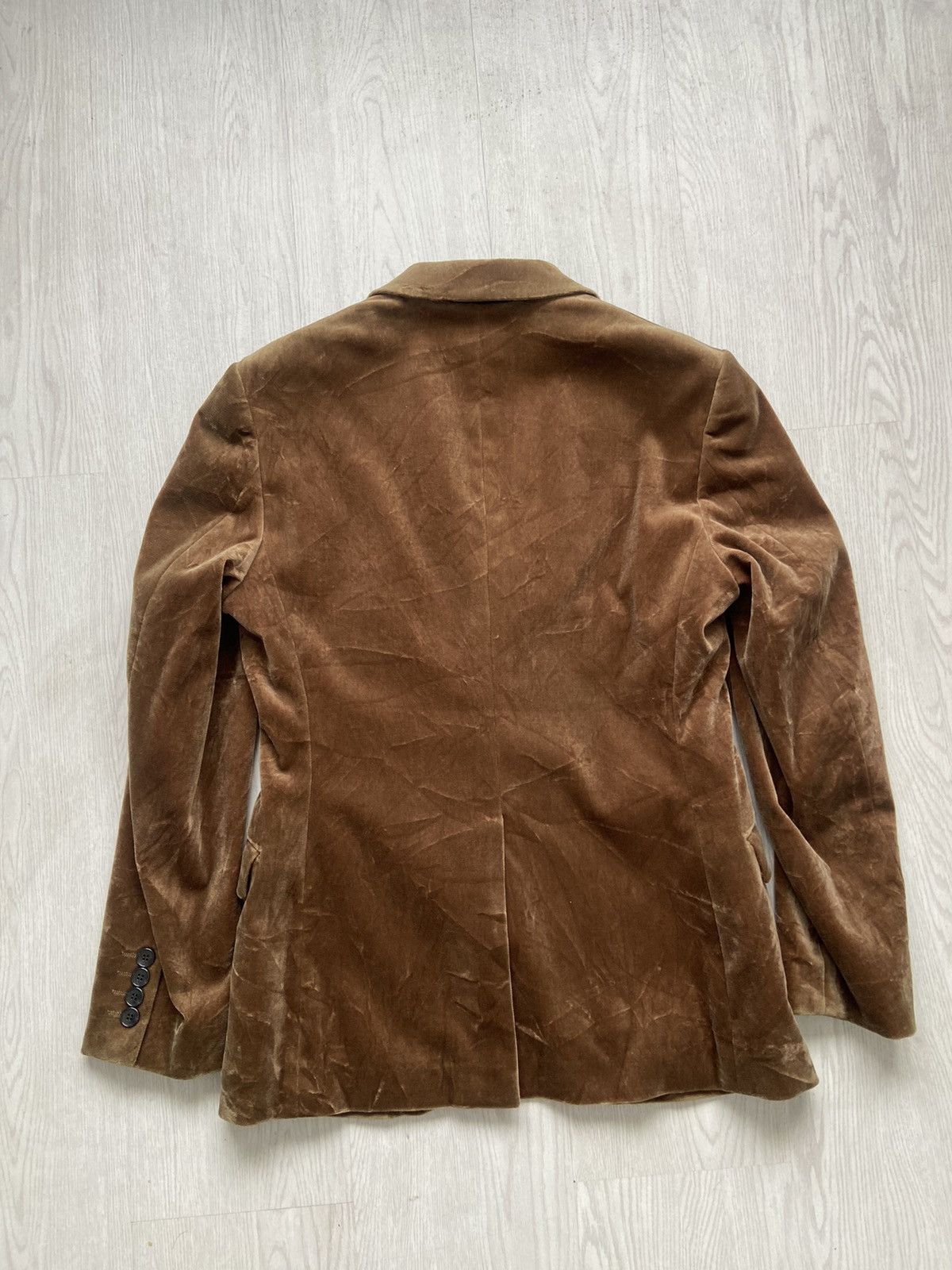 Yohji Yamamoto All Against Risk By Yohji Yamamoto Velvet Moleskin Blazer Size 40S - 4 Thumbnail