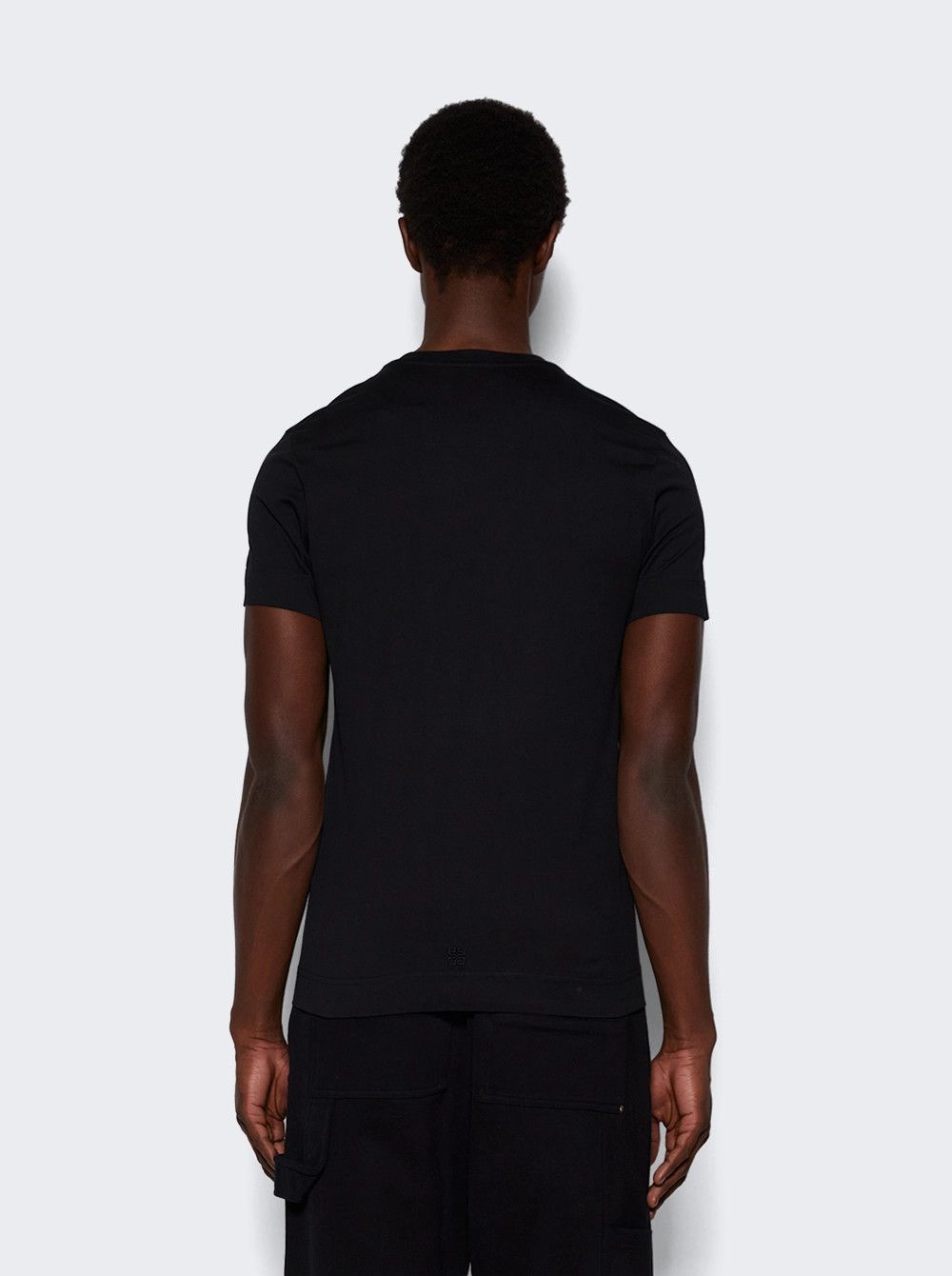 Givenchy o1mle0326 Slim Fit Logo Tee Shirt in Black Size US XXL / EU 58 / 5 - 5 Thumbnail