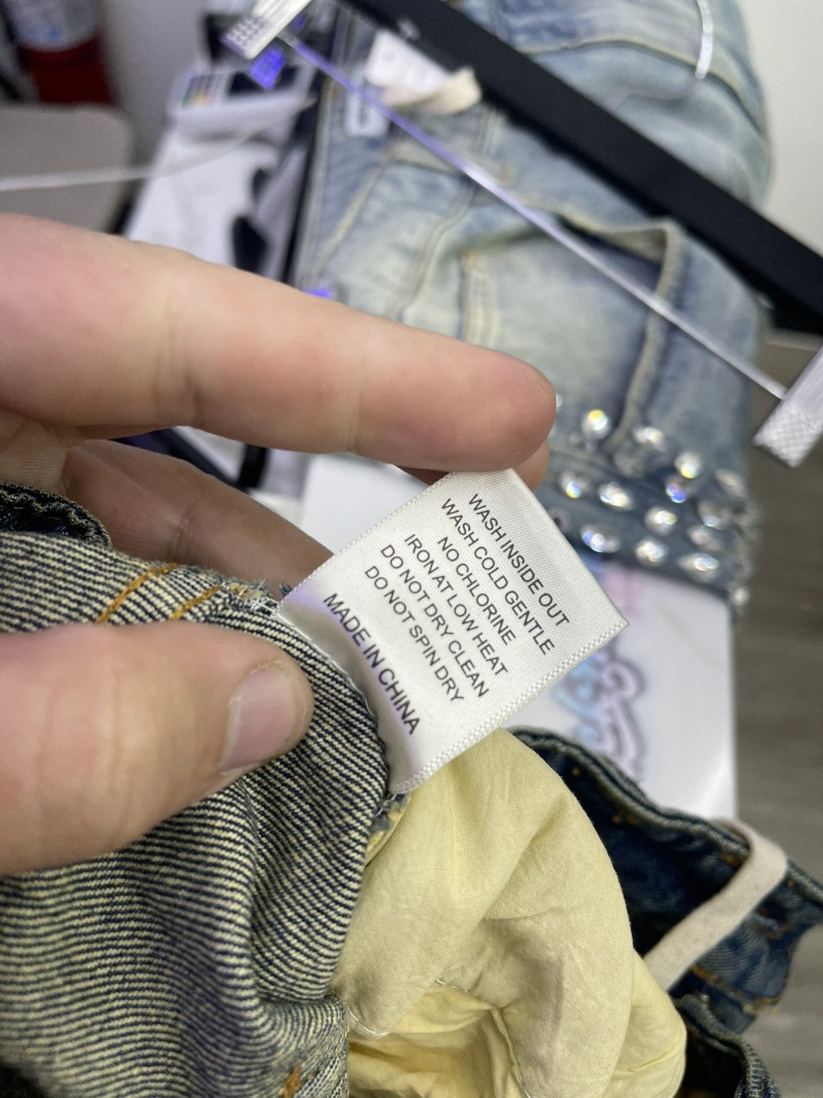 Vale Vale 1980 denim short blue Size US 30 / EU 46 - 6 Thumbnail