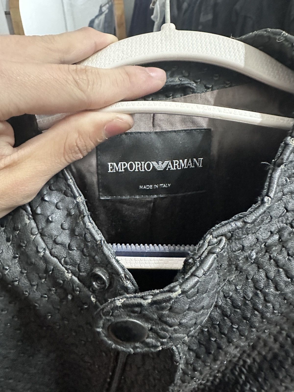 Emporio Armani Armani leather jacket Size US M / EU 48-50 / 2 - 6 Thumbnail