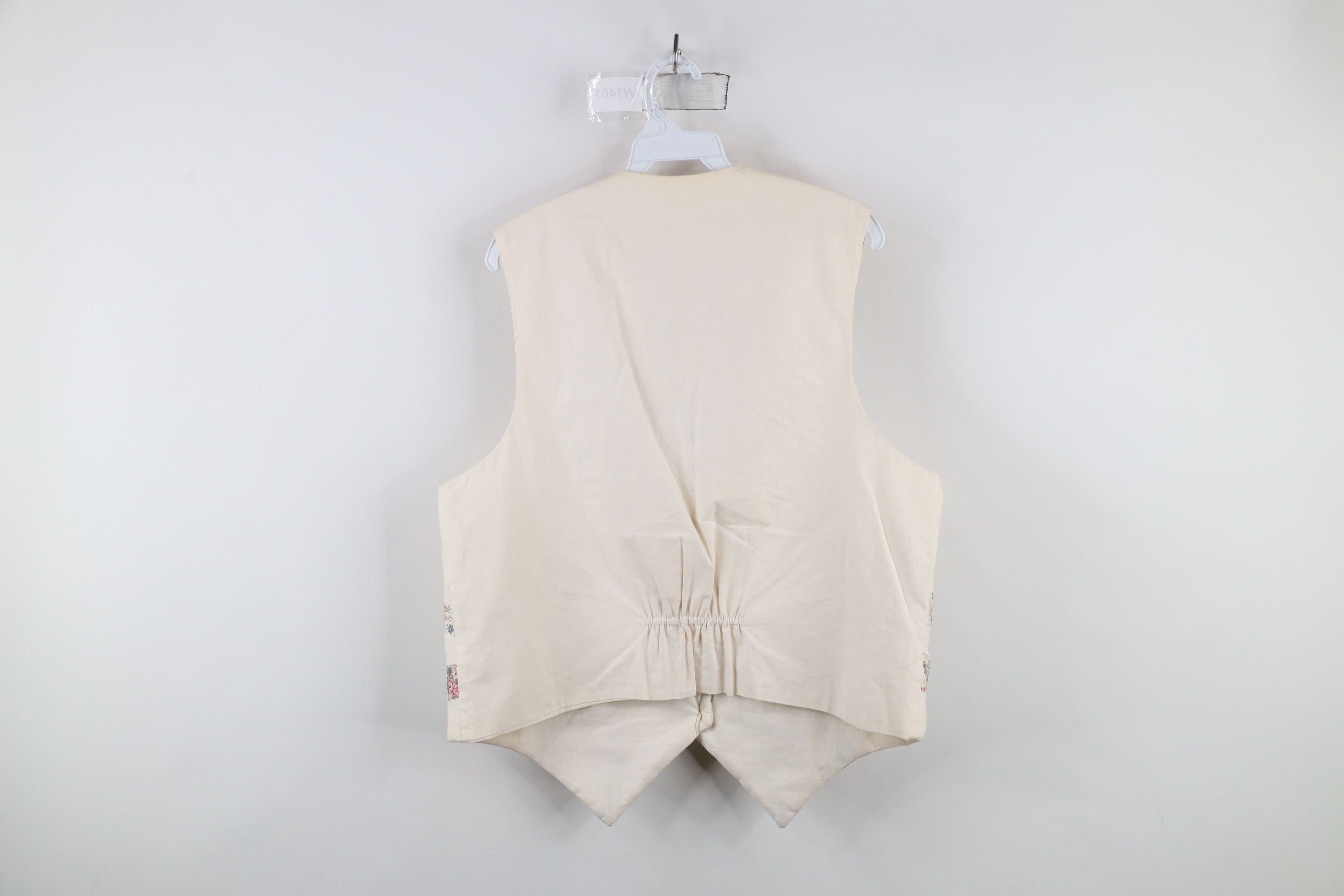 Vintage Vintage 90s Streetwear Distressed Patchwork Vest Jacket Size L / US 10 / IT 46 - 9 Thumbnail
