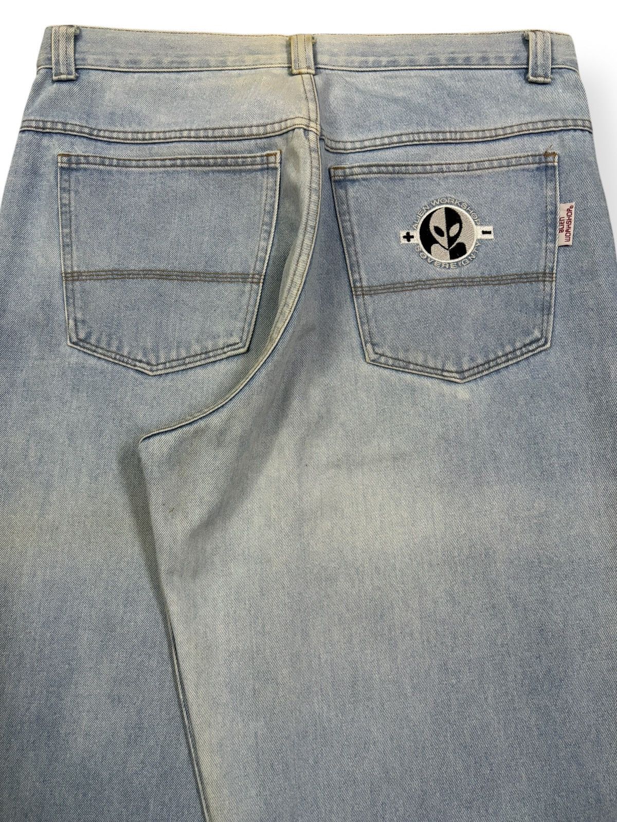 Alien Workshop Vintage 90s Alien Workshop Embroidered Logo Baggy Jeans Size US 34 / EU 50 - 11 Thumbnail
