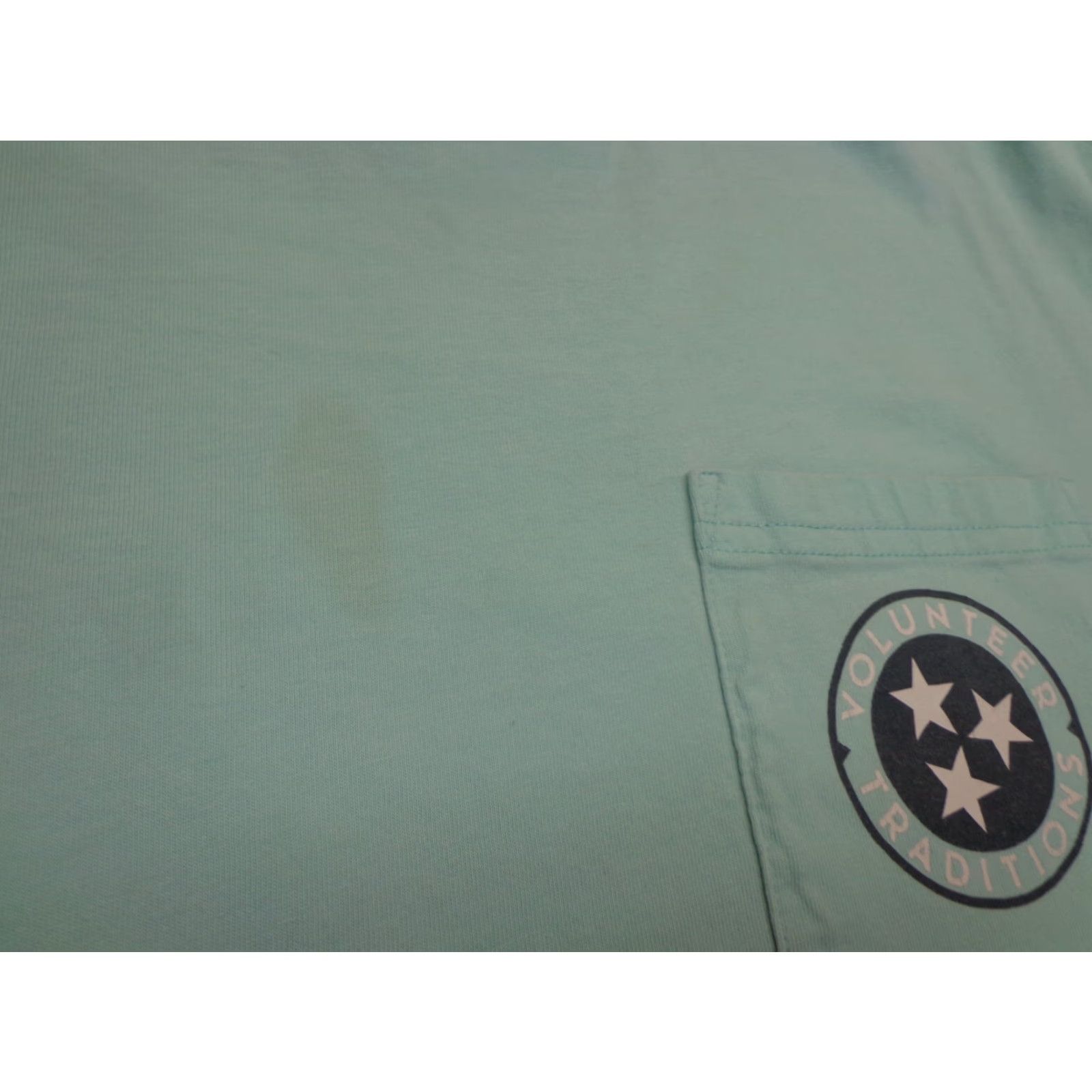 Vintage Volunteer Traditions Tri-Star Graphic Pocket T Shirt - L Mens Blue Size US L / EU 52-54 / 3 - 3 Thumbnail