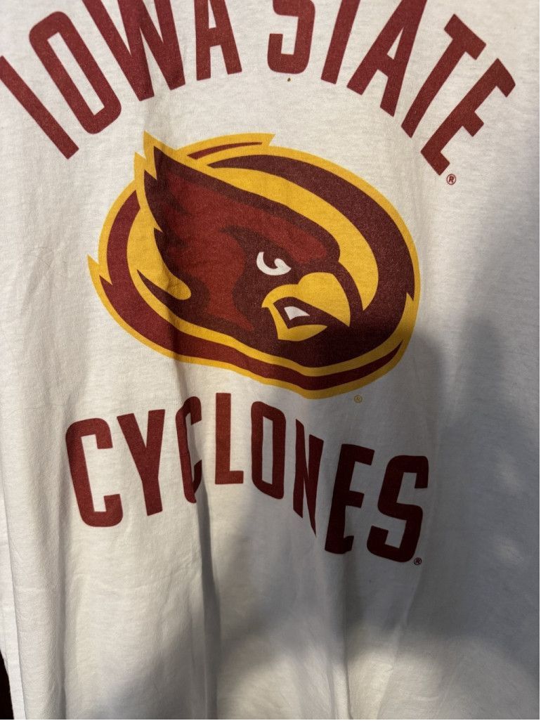 The Unbranded Brand Iowa State Cyclones S/S T-Shirt White Men Sz XL New With Tag Size US XL / EU 56 / 4 - 4 Thumbnail