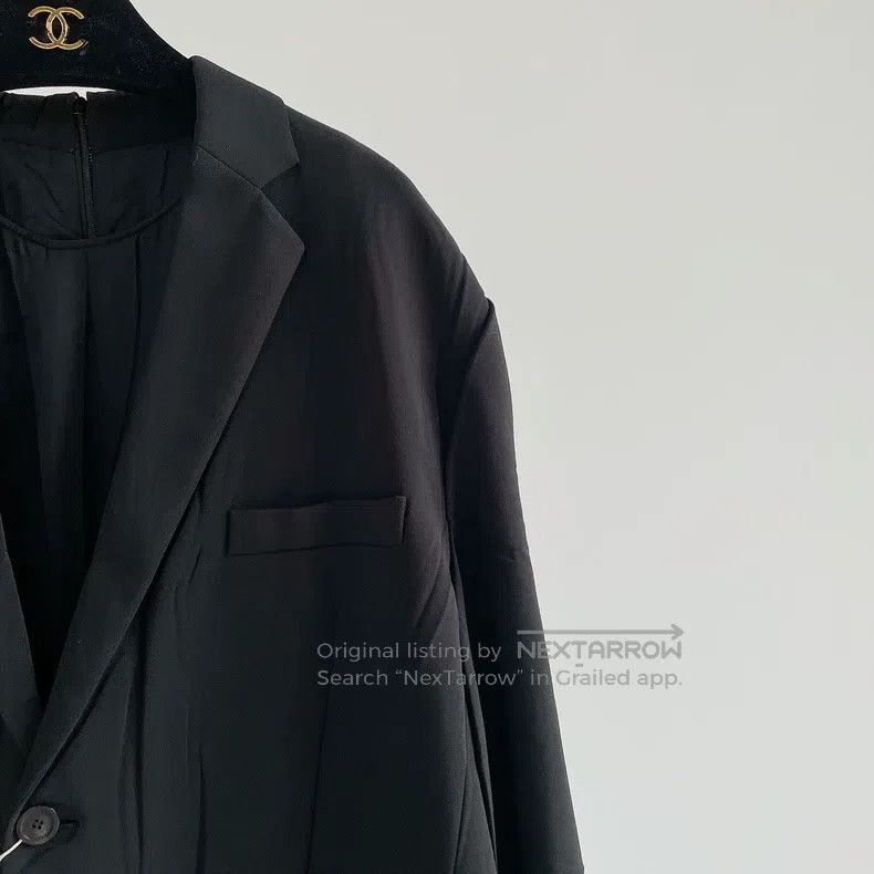 Balenciaga Balenciaga Black Suit Blazer Dress Size XXS / US 00 / IT 34 - 3 Thumbnail