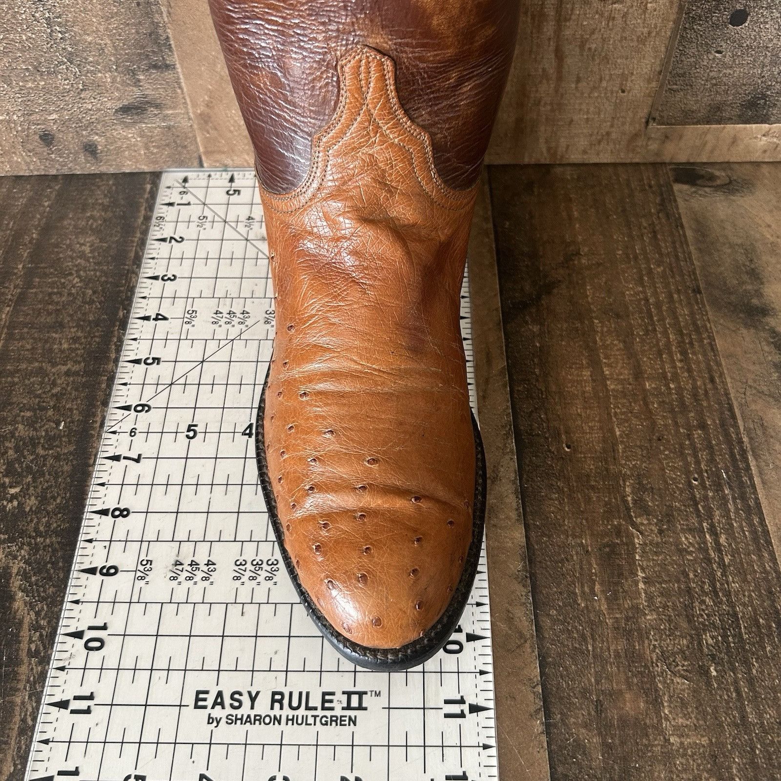 Lucchese Lucchese Classics L8348 Ostrich Cowboy Boots Mens 6.5 D Size US 6.5 / EU 39-40 - 4 Thumbnail