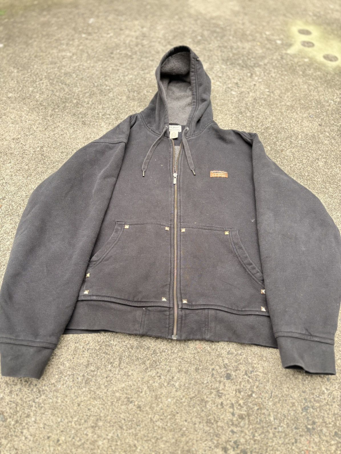 L.L. Bean Custom L.L. Bean Sherpa Lined Full Zip Hoodie Black XL Size US XL / EU 56 / 4 - 2 Thumbnail