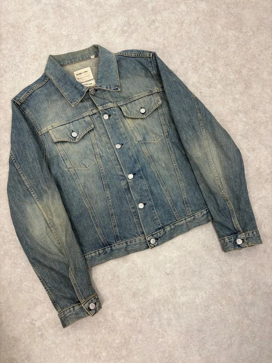 Helmut Lang AW1999 Helmut Lang Blue Faded Denim Jacket Size US L / EU 52-54 / 3 - 3 Thumbnail