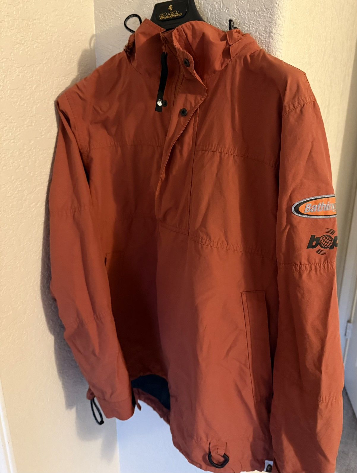 Bape BAPE Orange Anorak – XL (Fits Like L) Size US XL / EU 56 / 4 - 3 Thumbnail